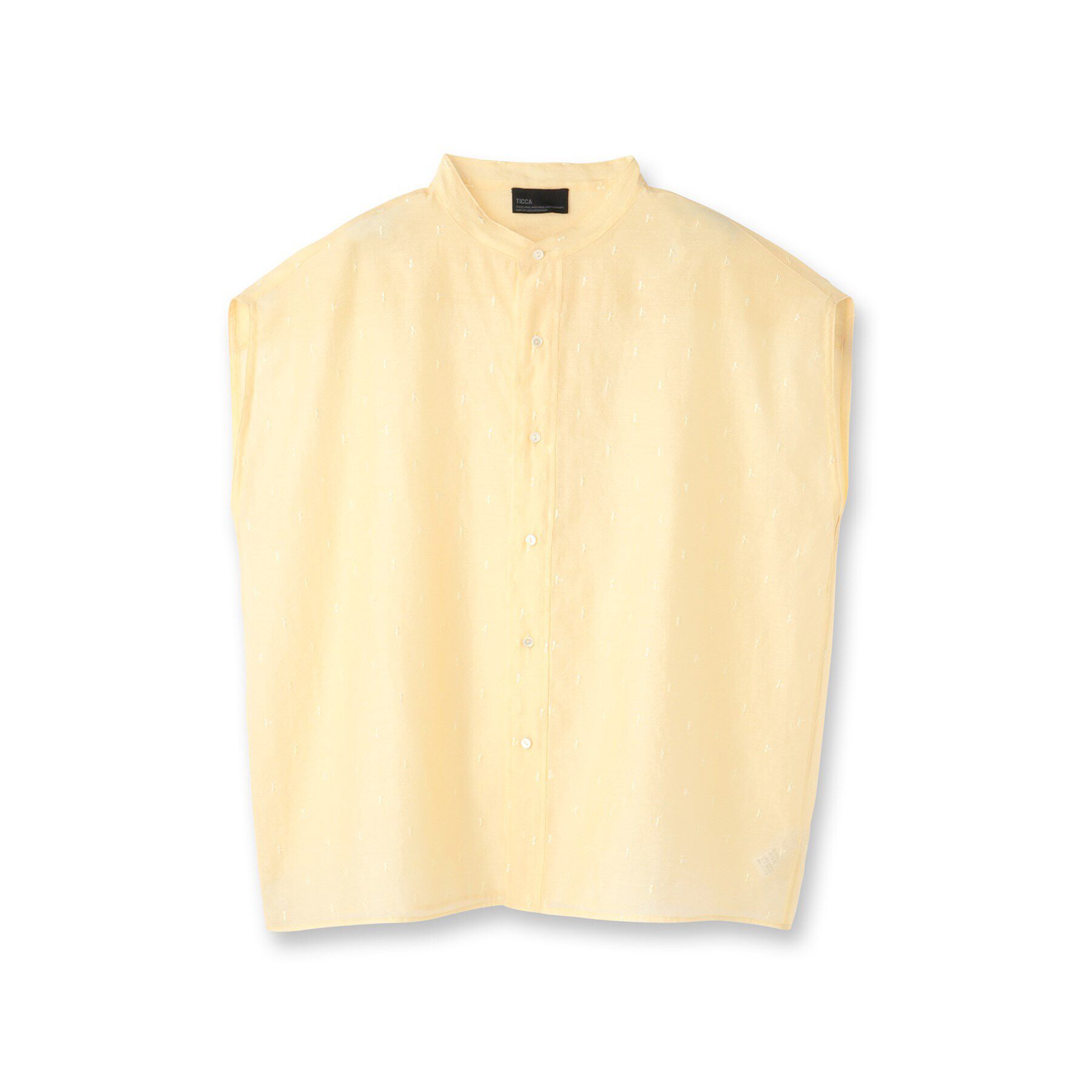 UNTITLED「【TICCA】ドットエンブロイダリーフレンチシャツ」|シャツ・ブラウス|