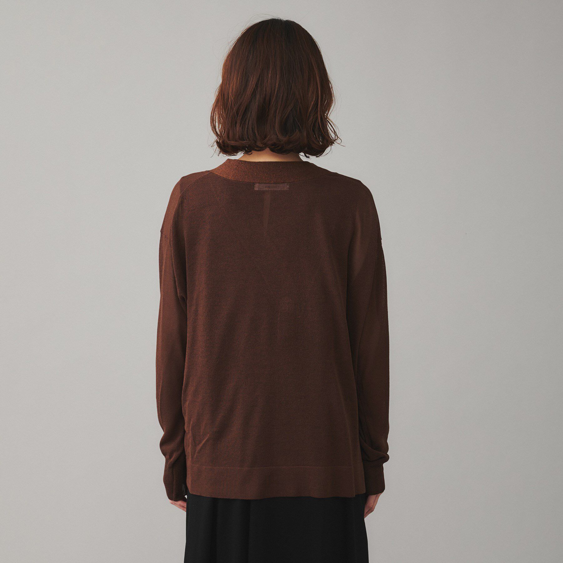 UNTITLED「【TORRAZZO DONNA】シースルーラメカーディガン」|カーディガン|