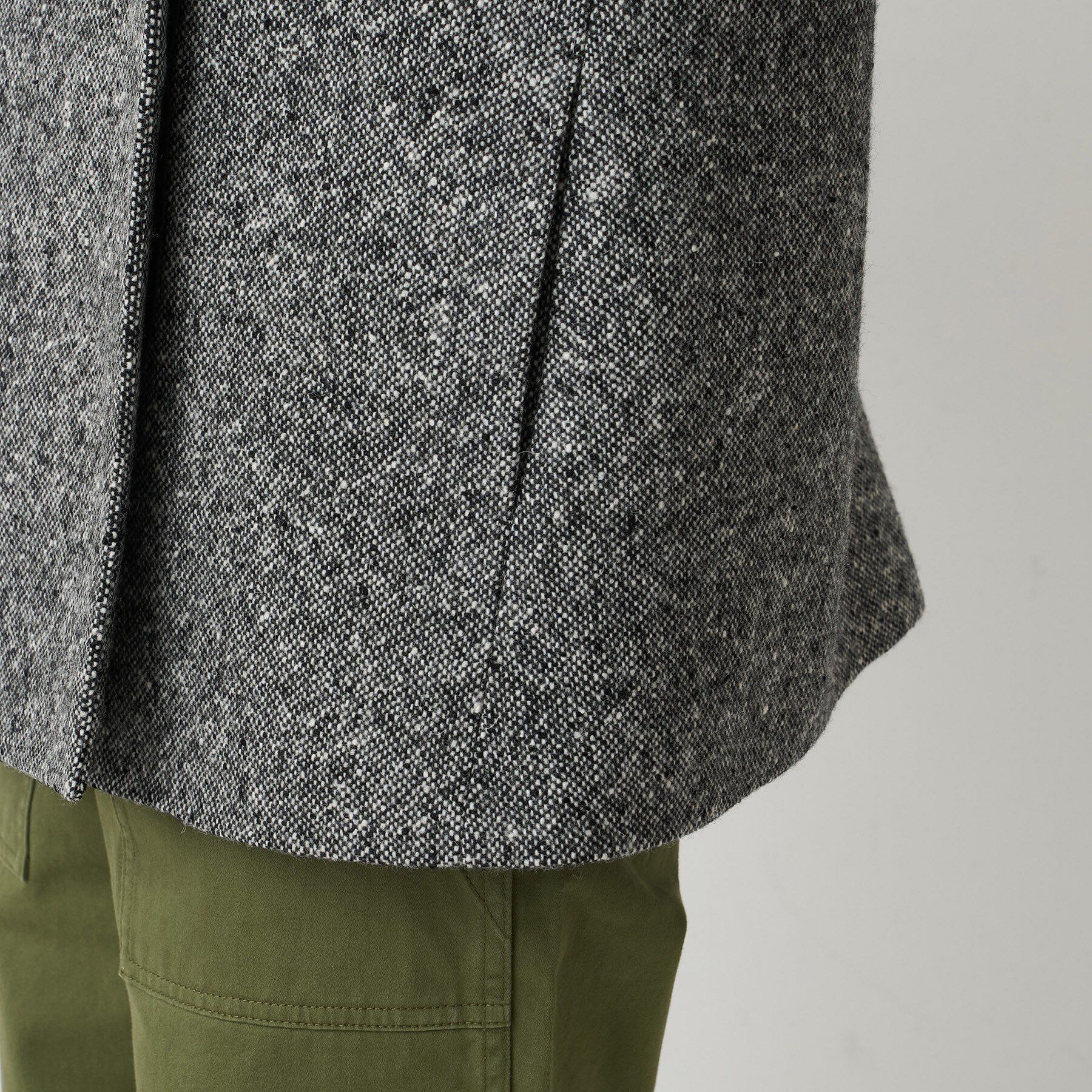 UNTITLED「【スタンドカラー/オンオフ使える】クラシカルツイードコート」|その他|