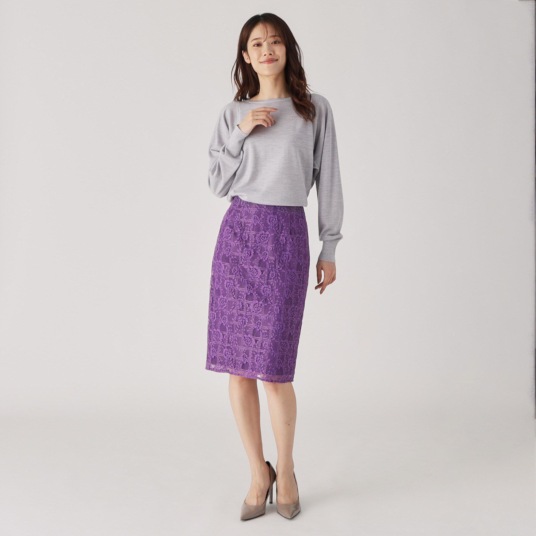 COUP DE CHANCE「【カシミヤ混】ハイゲージニットトップス」|ニット・セーター|