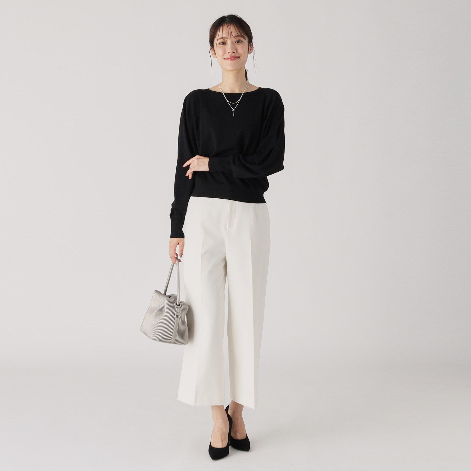 COUP DE CHANCE「【カシミヤ混】ハイゲージニットトップス」|ニット・セーター|