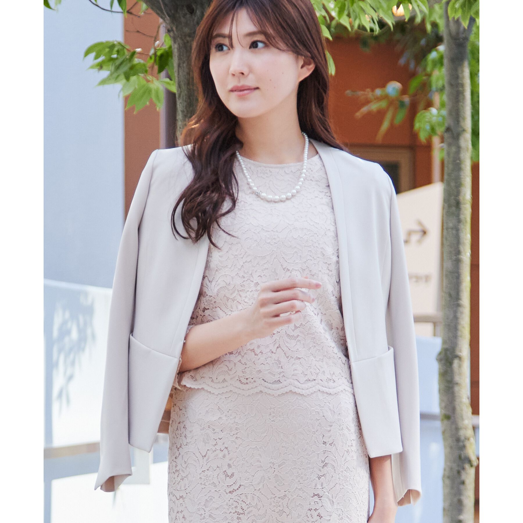 COUP DE CHANCE「【洗える／日本製】ノーカラージャケット」|ノーカラージャケット|