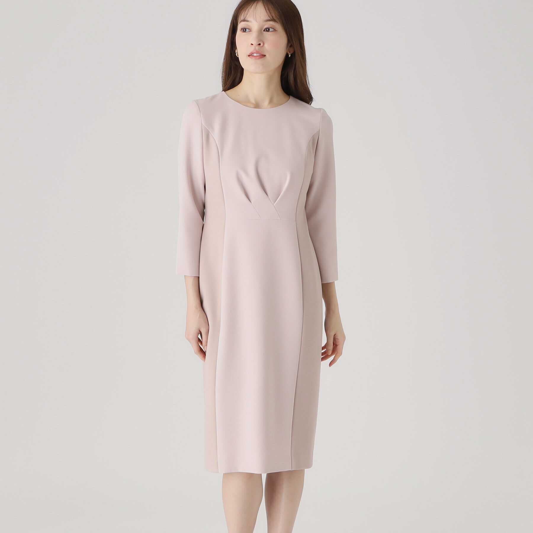 COUP DE CHANCE「【洗える／日本製】配色使いワンピース」|ワンピース|