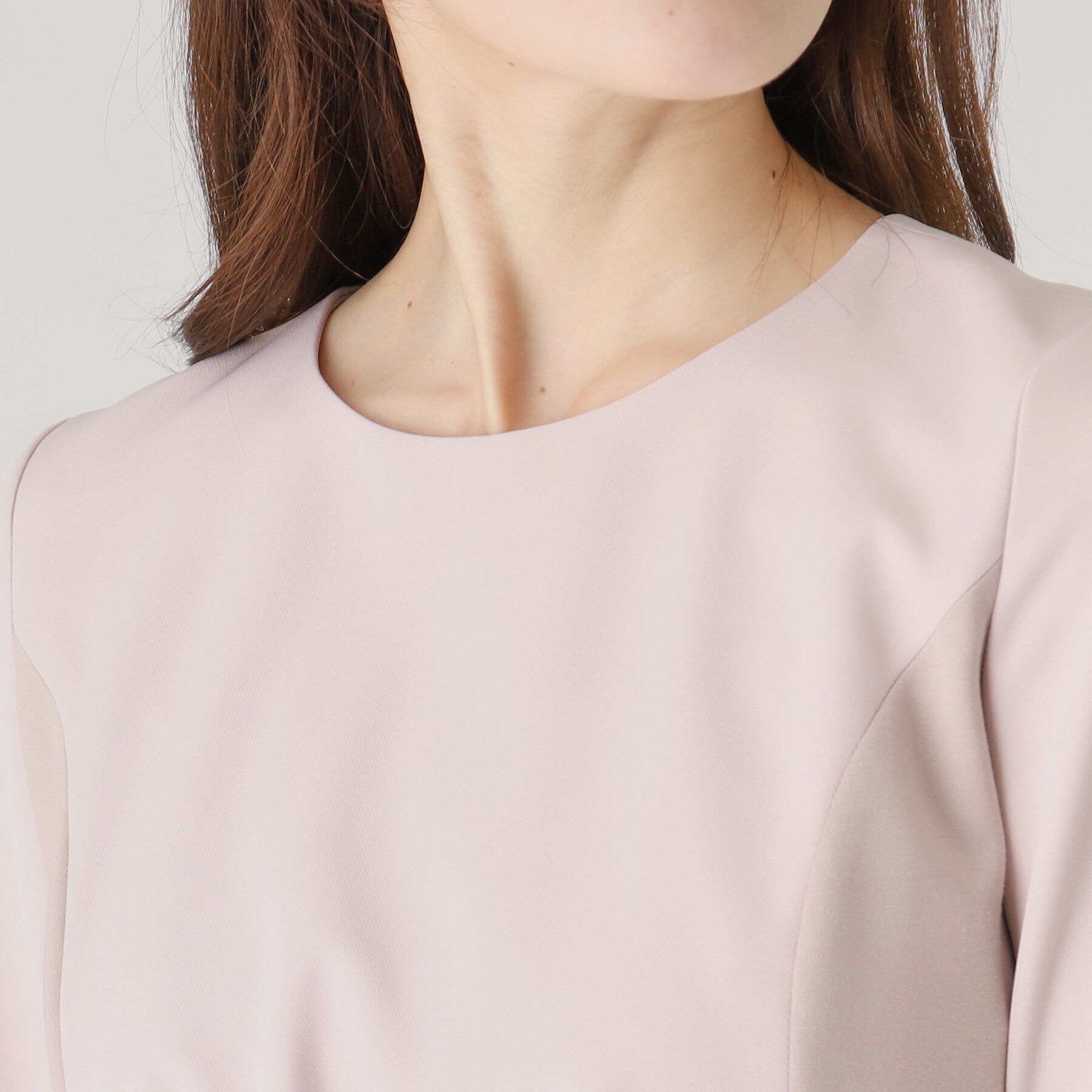 COUP DE CHANCE「【洗える／日本製】配色使いワンピース」|ワンピース|