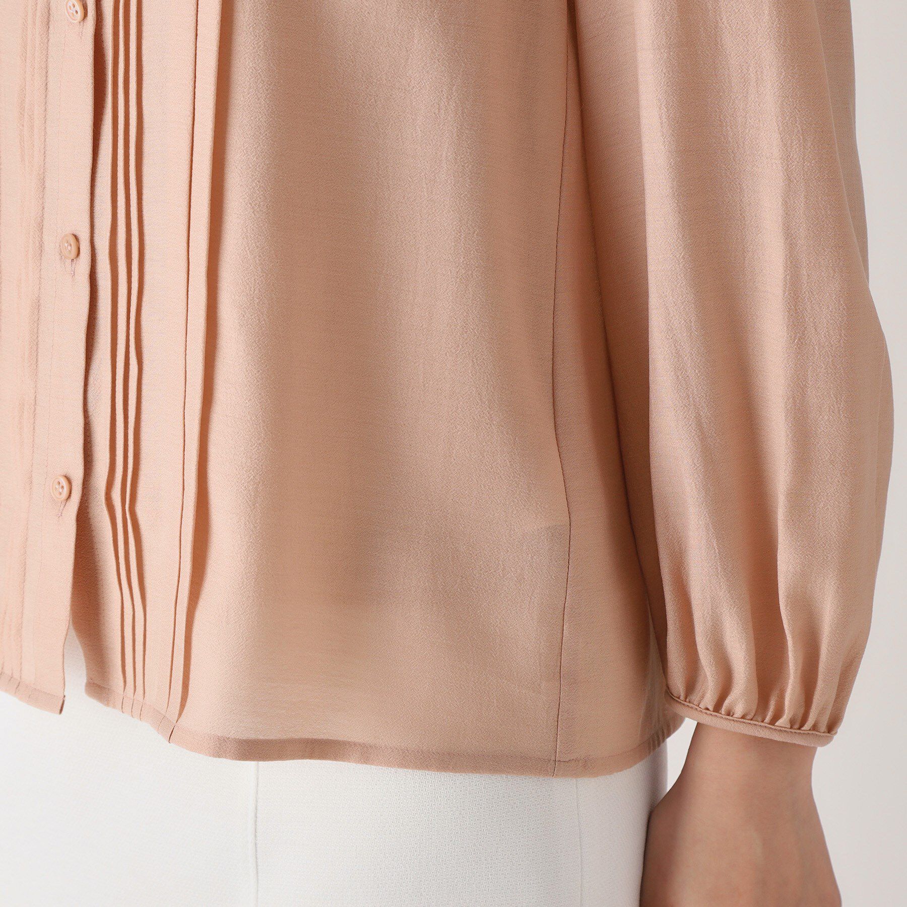 COUP DE CHANCE「【洗える／シアー素材】タックデザインブラウス」|シャツ・ブラウス|