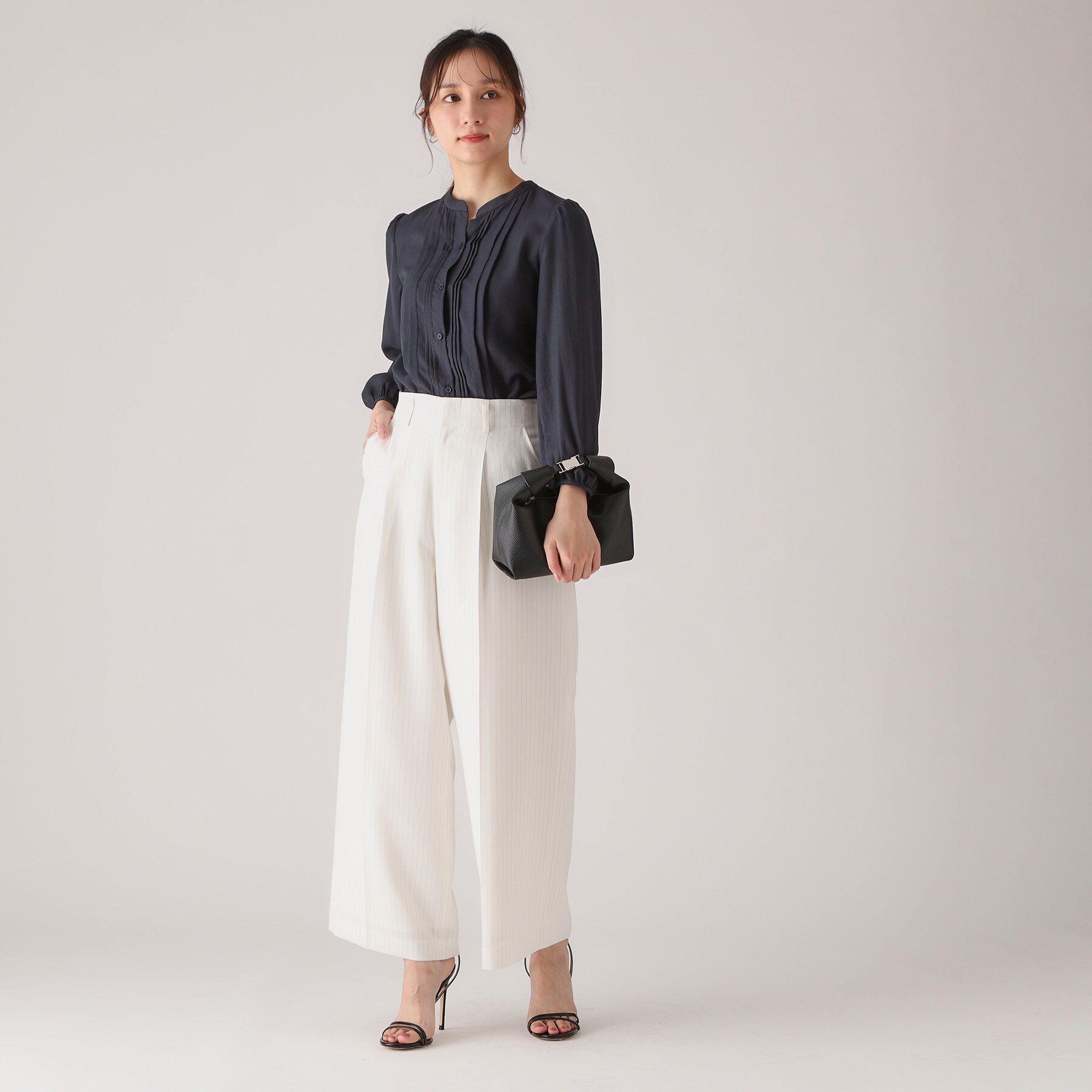 COUP DE CHANCE「【洗える／シアー素材】タックデザインブラウス」|シャツ・ブラウス|