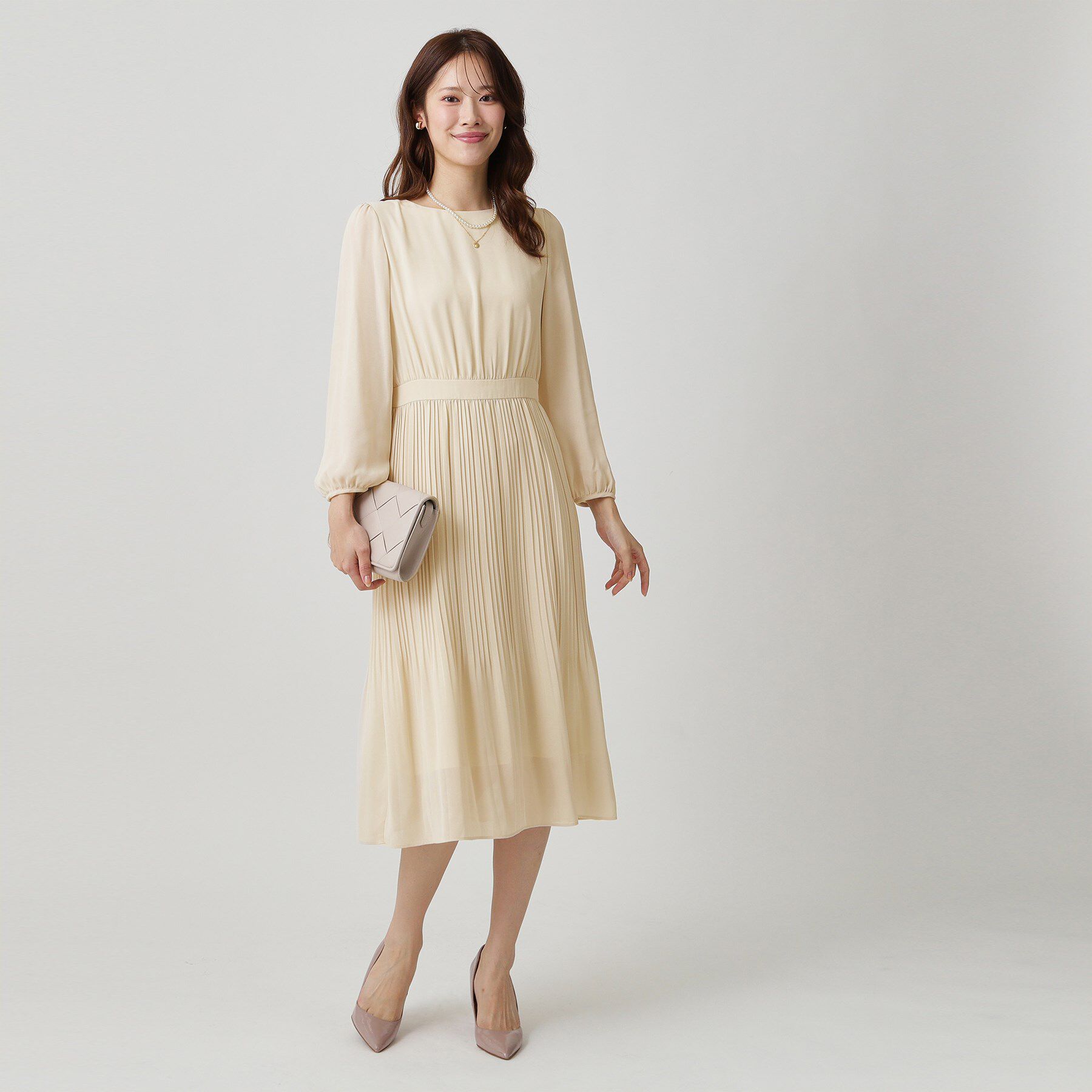 COUP DE CHANCE「【一枚着／ジャケットイン】プリーツワンピース」|ワンピース|