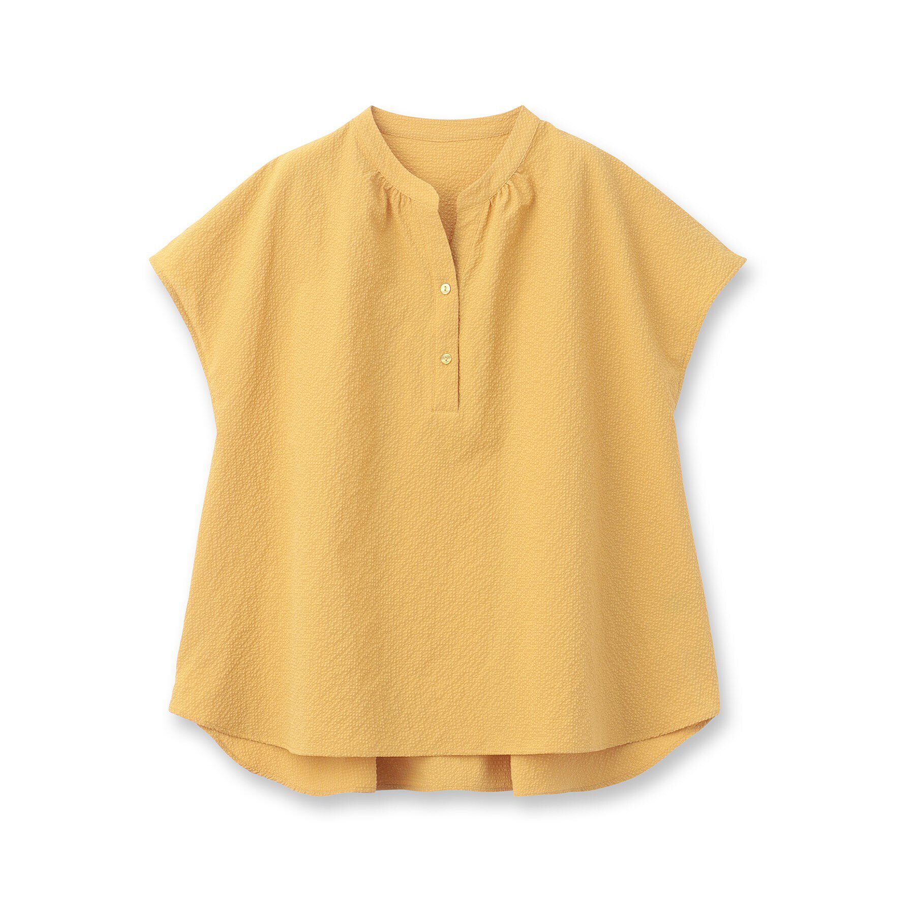 Reflect「【SALE／E‐QUALITY／手洗い可】涼し気スキッパーブラウス」|シャツ・ブラウス|