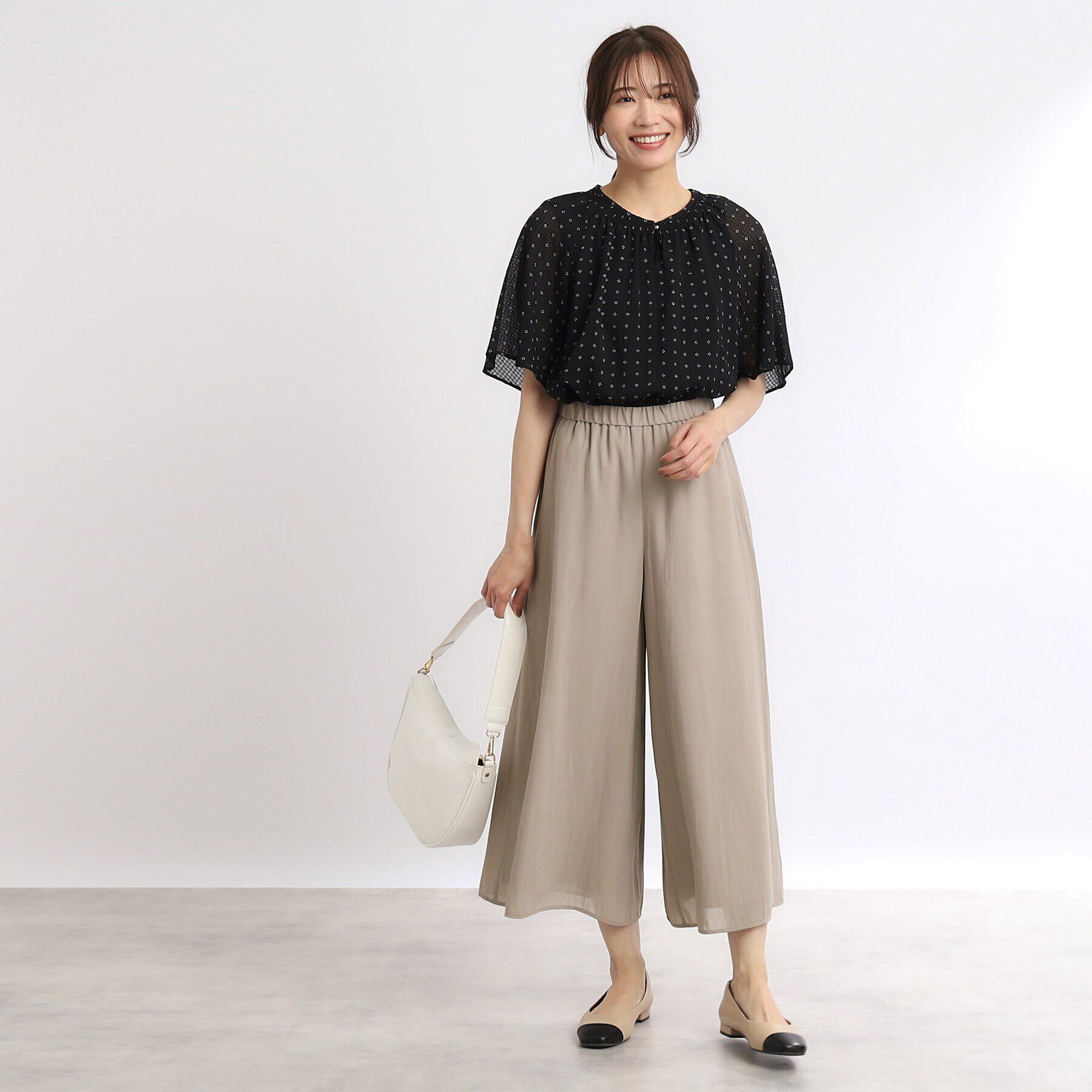 Reflect「【SALE／マシンウォッシュ可／ウエスト総ゴム】リラックススカーチョパンツ」|その他|