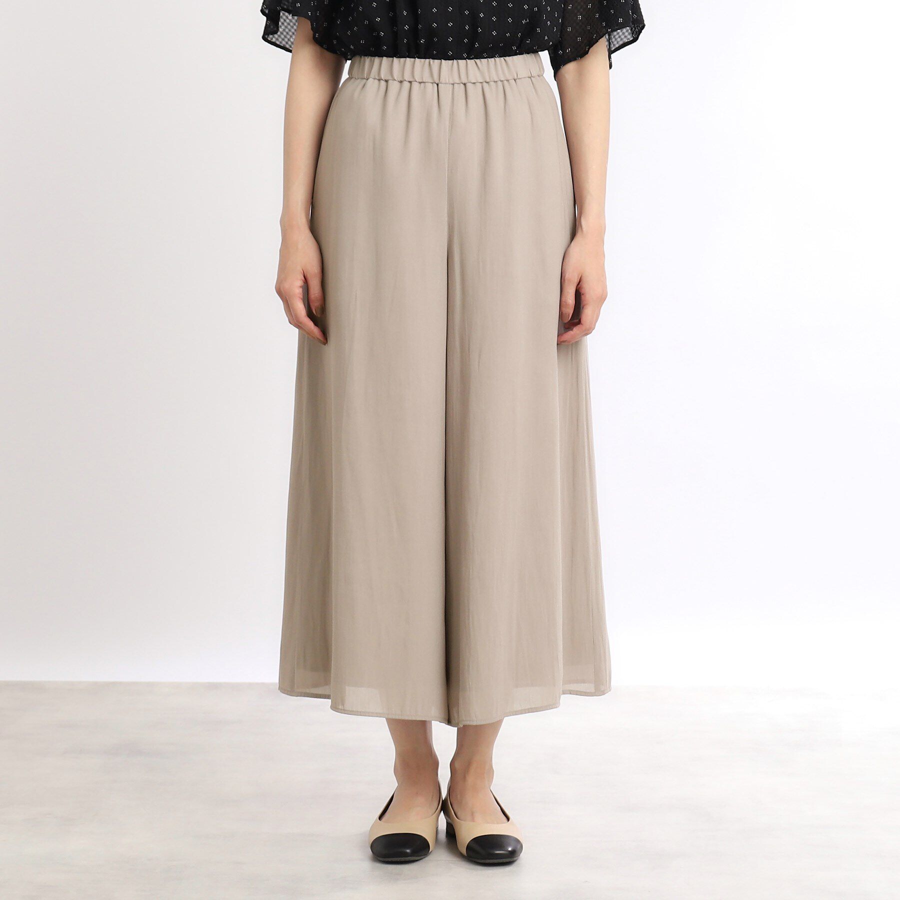 Reflect「【SALE／マシンウォッシュ可／ウエスト総ゴム】リラックススカーチョパンツ」|その他|