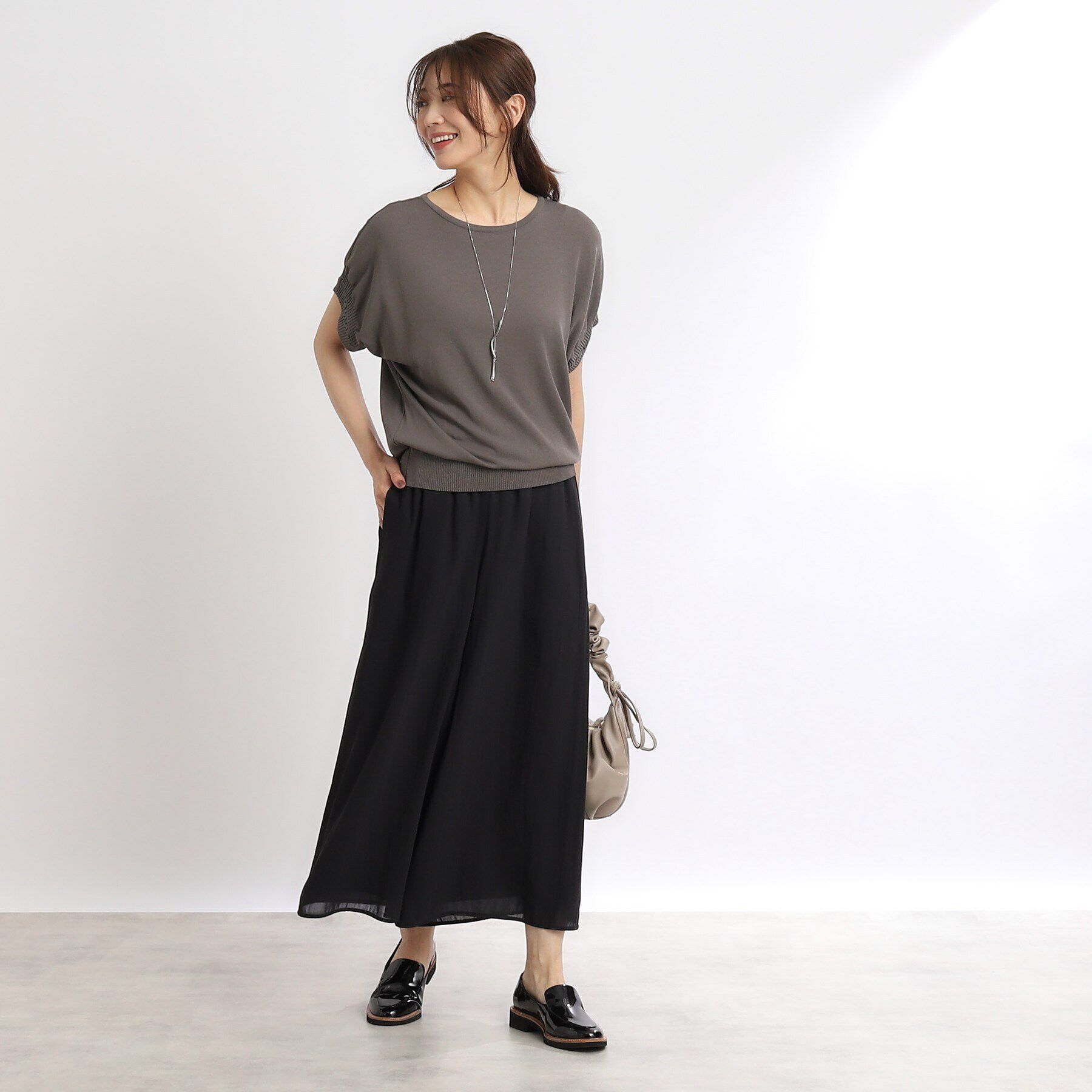 Reflect「【SALE／マシンウォッシュ可／ウエスト総ゴム】リラックススカーチョパンツ」|その他|