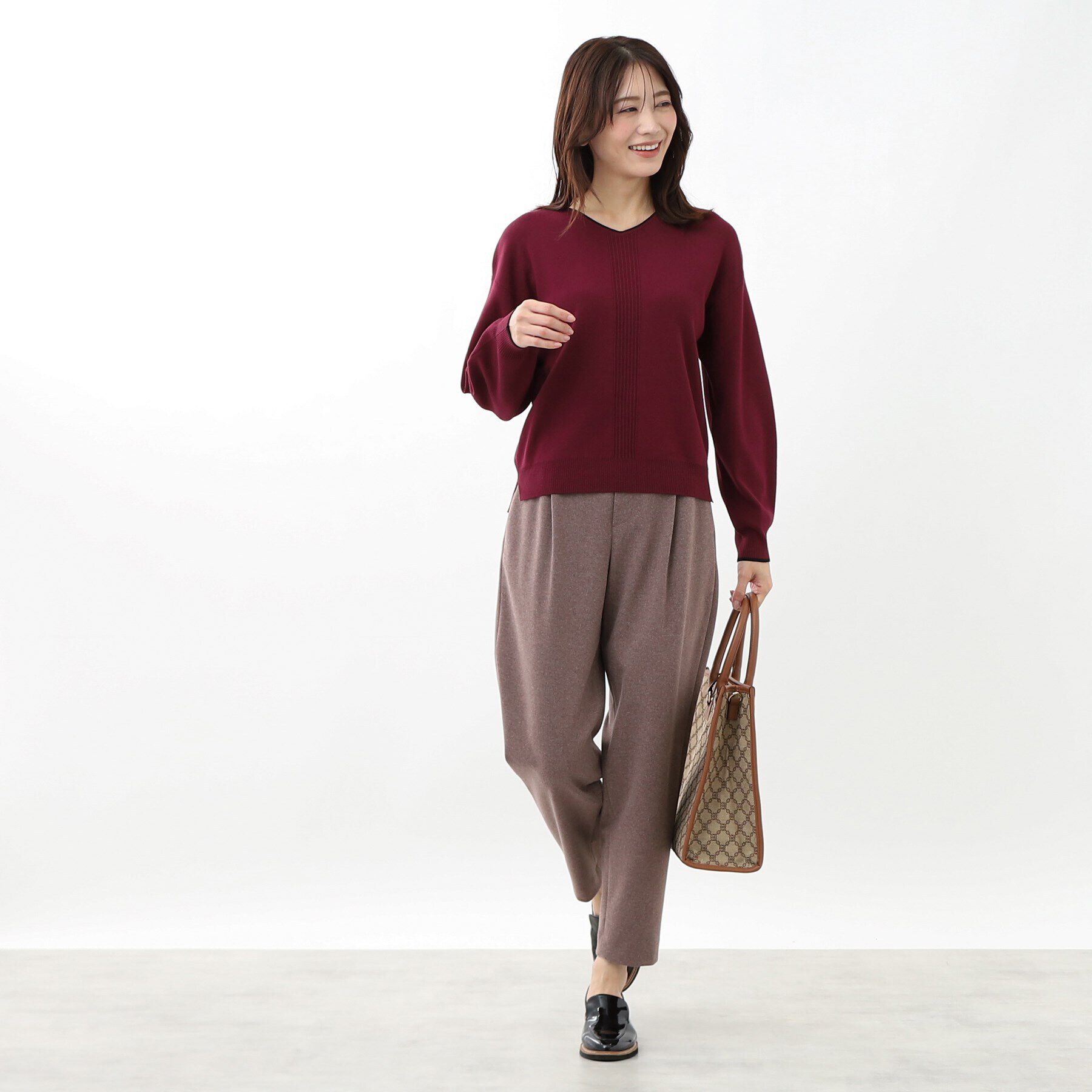 Reflect「【WEB限定カラーあり／手洗い可／セットアップ可】ゆるめフォルムニット」|ニット・セーター|