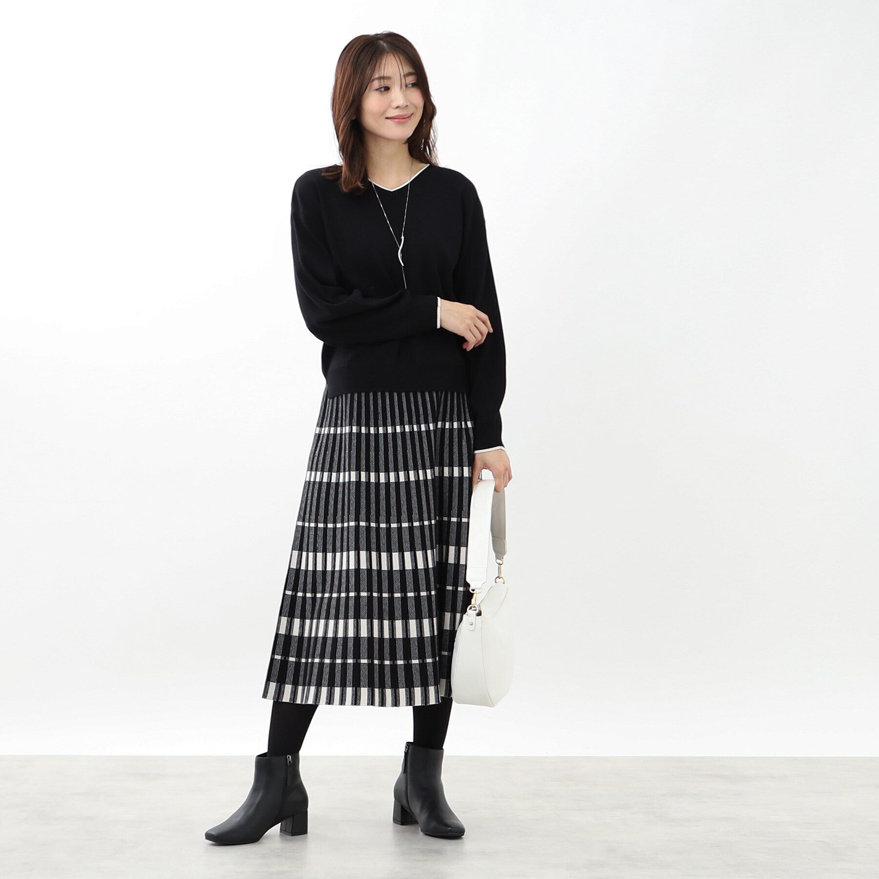 Reflect「【WEB限定カラーあり／手洗い可／セットアップ可】ゆるめフォルムニット」|ニット・セーター|