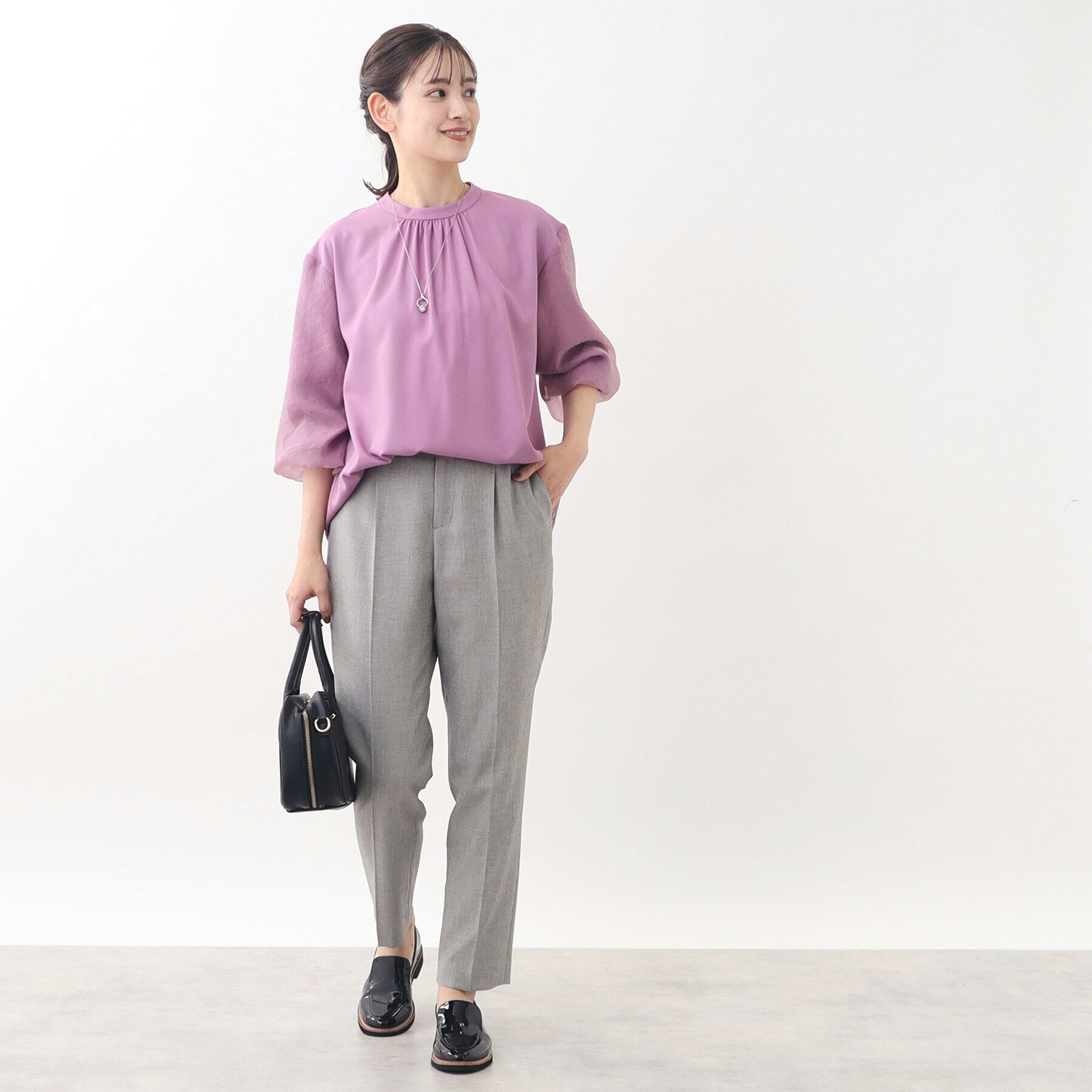 Reflect「オーガンジースリーブブラウス」|シャツ・ブラウス|