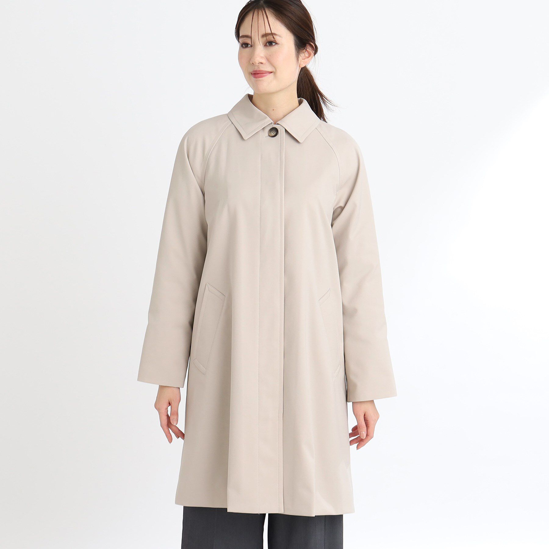 Reflect「【撥水】ストレッチステンカラーコート」|ステンカラーコート|