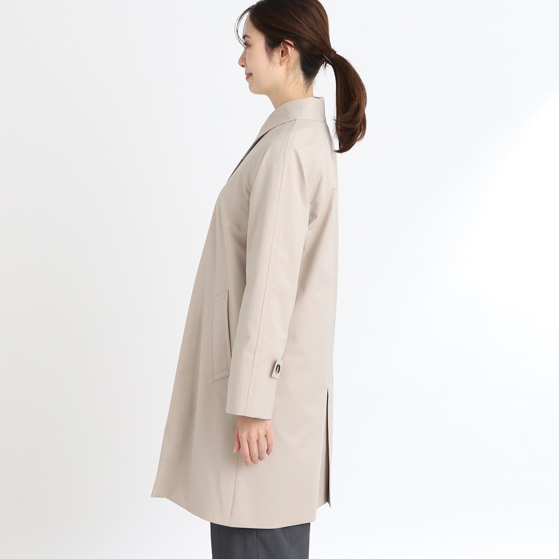 Reflect「【撥水】ストレッチステンカラーコート」|ステンカラーコート|