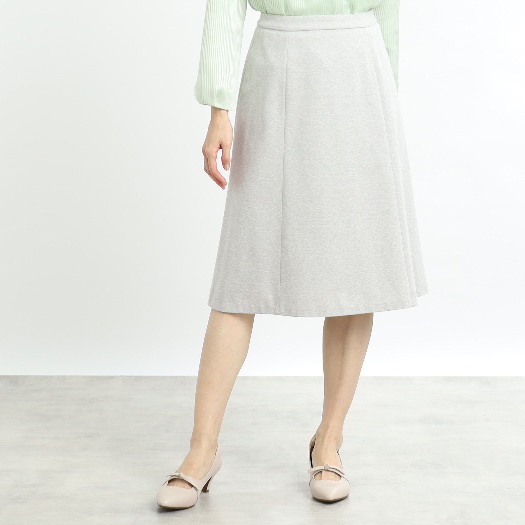 Reflect「【匠シリーズ／洗える】ソフトフレアスカート」|スカート|