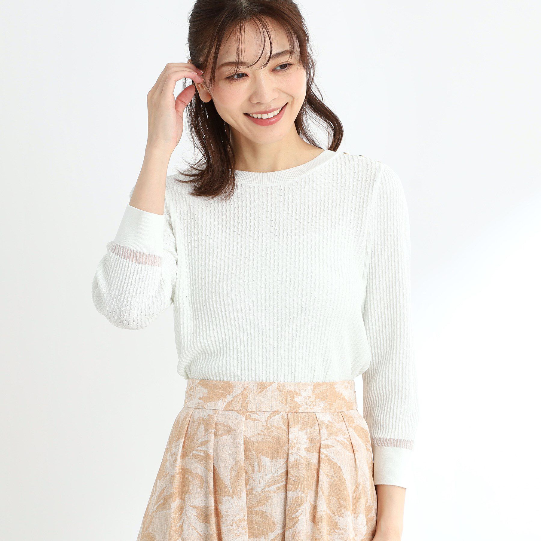 Reflect「ボタンディティールニット」|ニット・セーター|