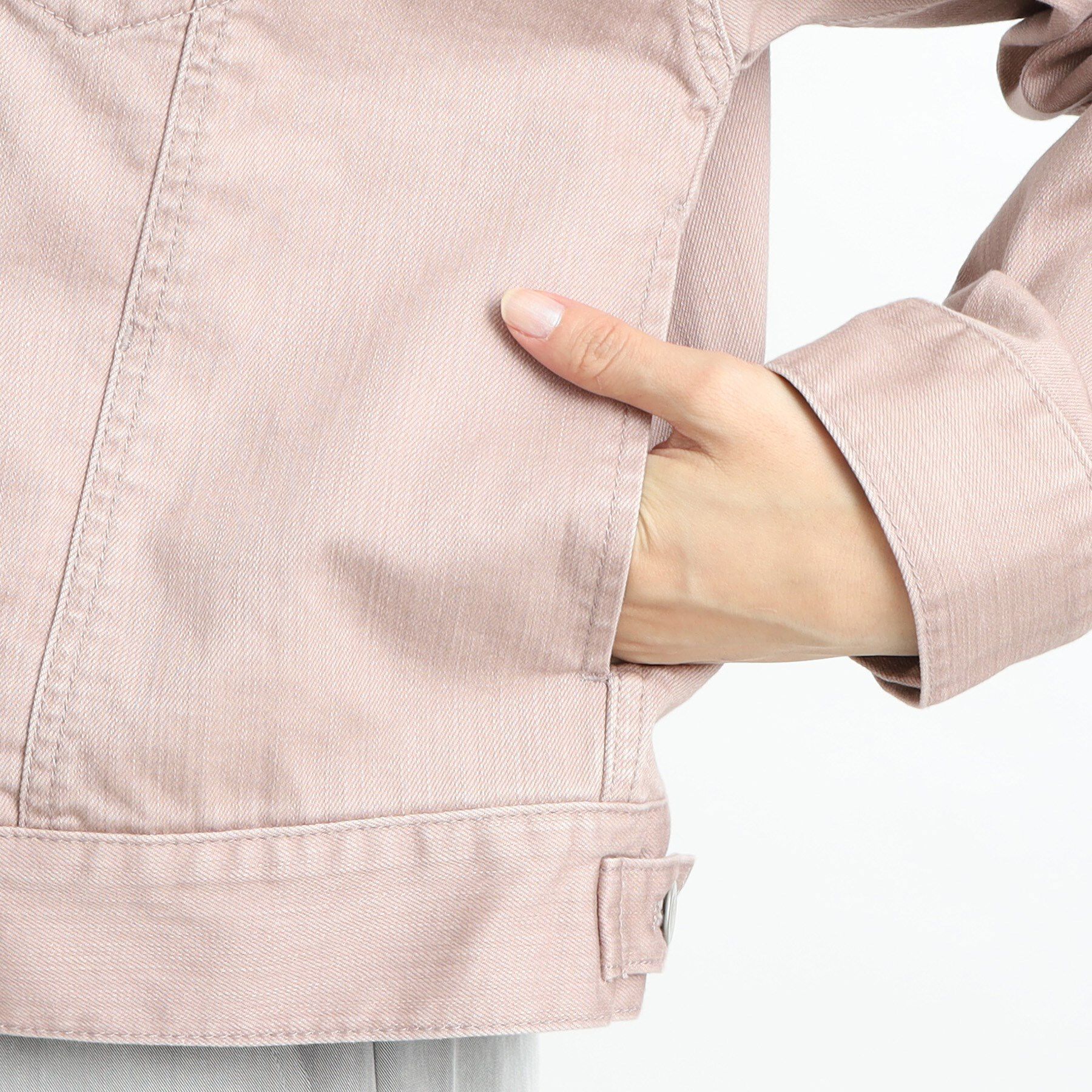 Reflect「【手洗い可】カラーデニムジャケット」|デニムジャケット|