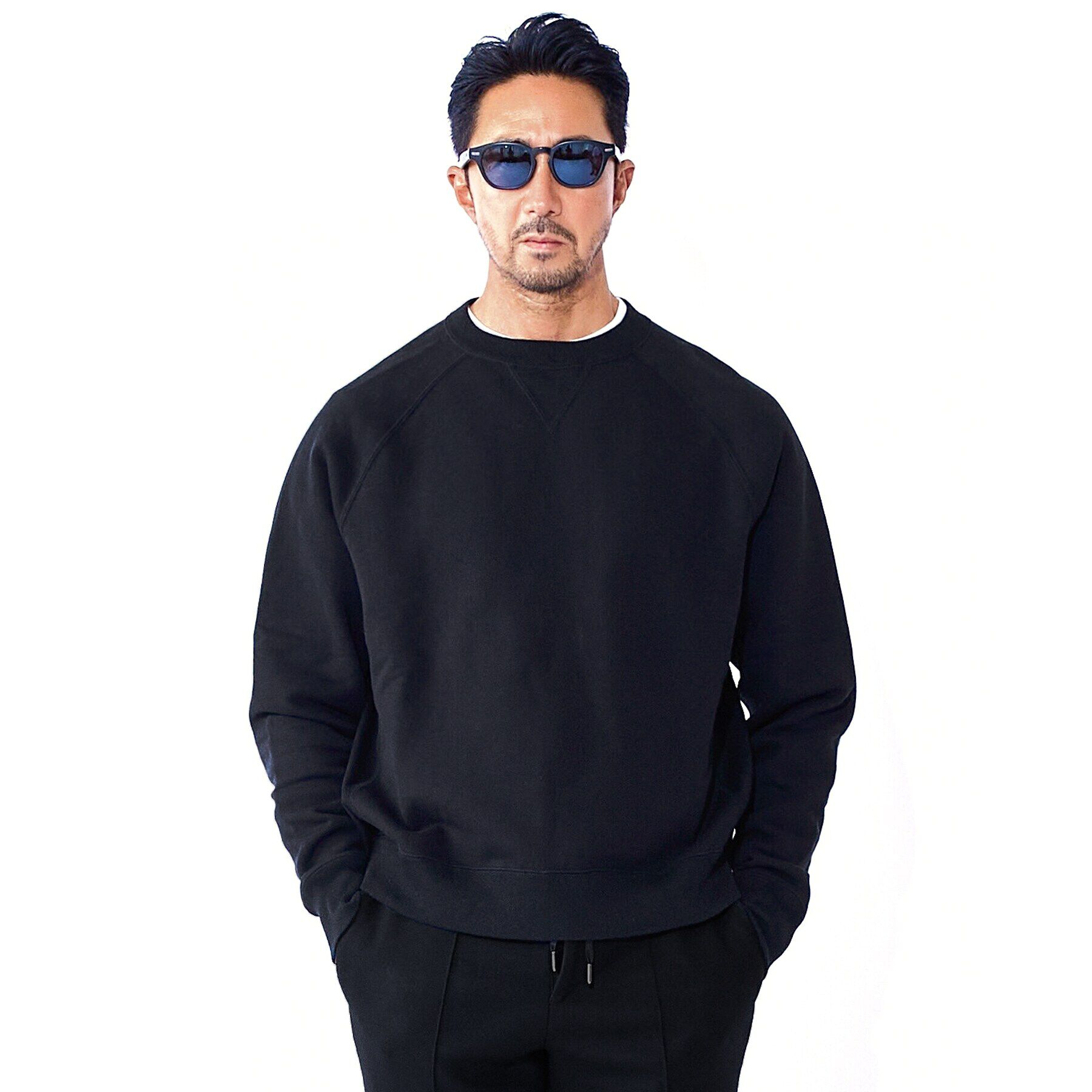 DRESSTERIOR「【干場義雅&times;DRESSTERIOR】バックフリース プルオーバー」|パーカー|ブラック(019)