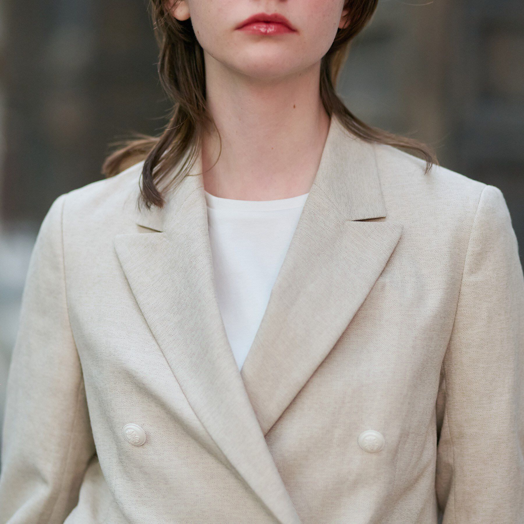 DRESSTERIOR「【セットアップ】リネン混ダブルブレストジャケット」|テーラードジャケット|