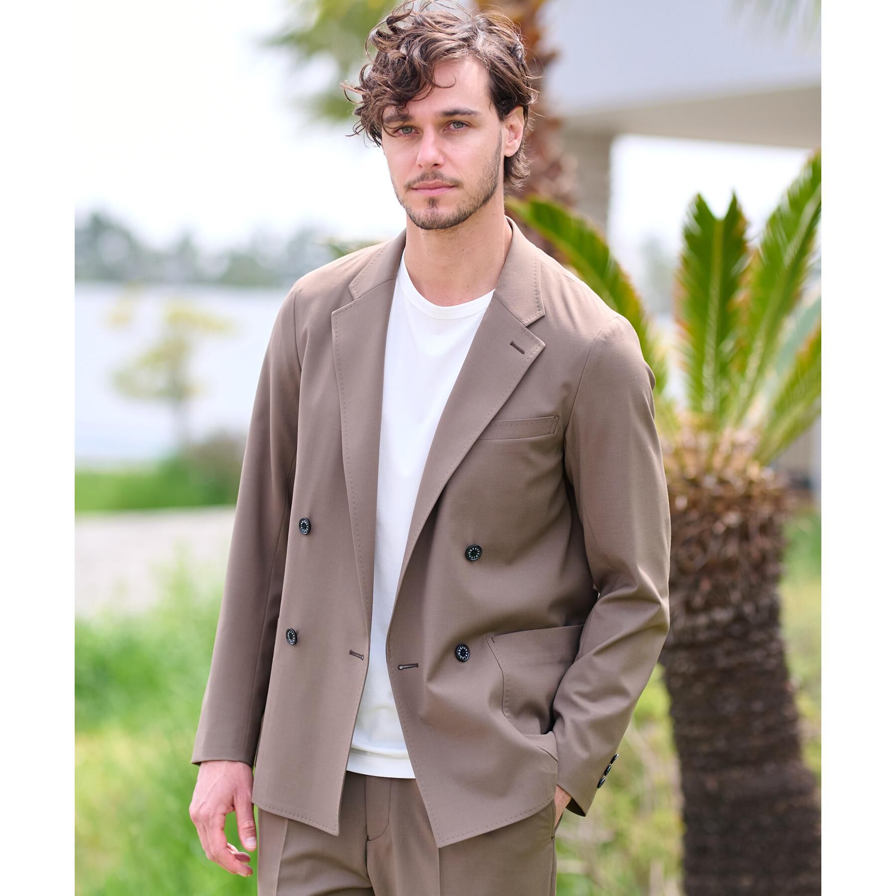 DRESSTERIOR「【セットアップ可／Monomax4月号掲載】クールタッチ クイックドライイージージャケット」|テーラードジャケット|