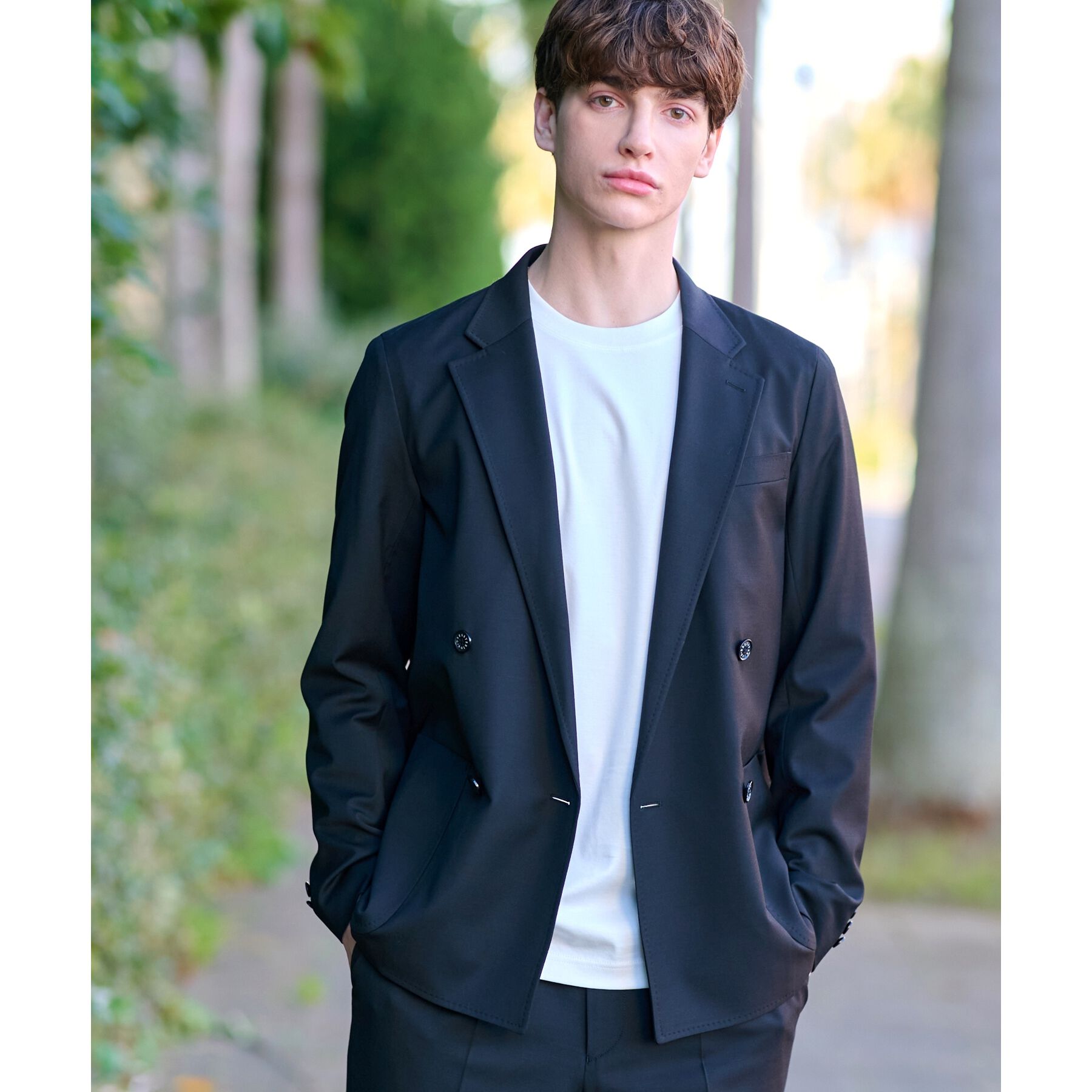 DRESSTERIOR「【セットアップ可／Monomax4月号掲載】クールタッチ クイックドライイージージャケット」|テーラードジャケット|