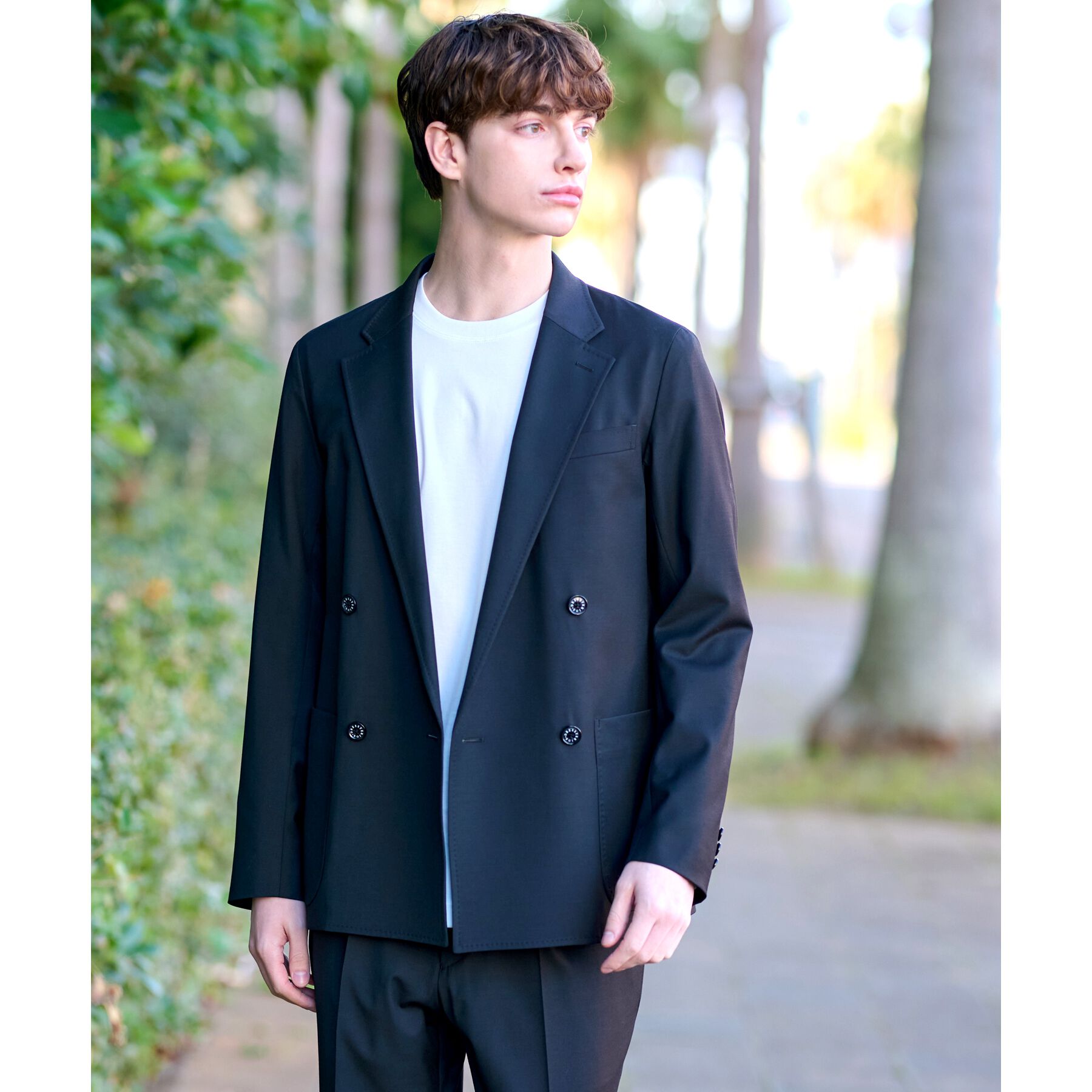DRESSTERIOR「【セットアップ可／Monomax4月号掲載】クールタッチ クイックドライイージージャケット」|テーラードジャケット|