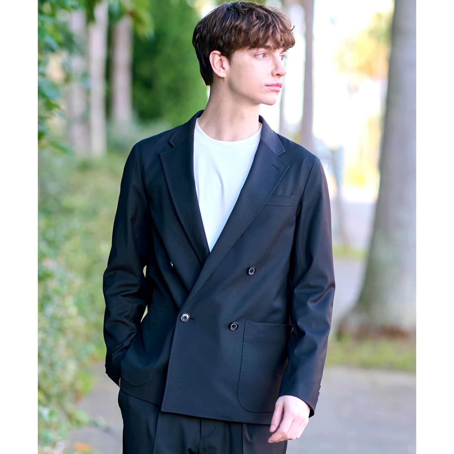 DRESSTERIOR「【セットアップ可／Monomax4月号掲載】クールタッチ クイックドライイージージャケット」|テーラードジャケット|