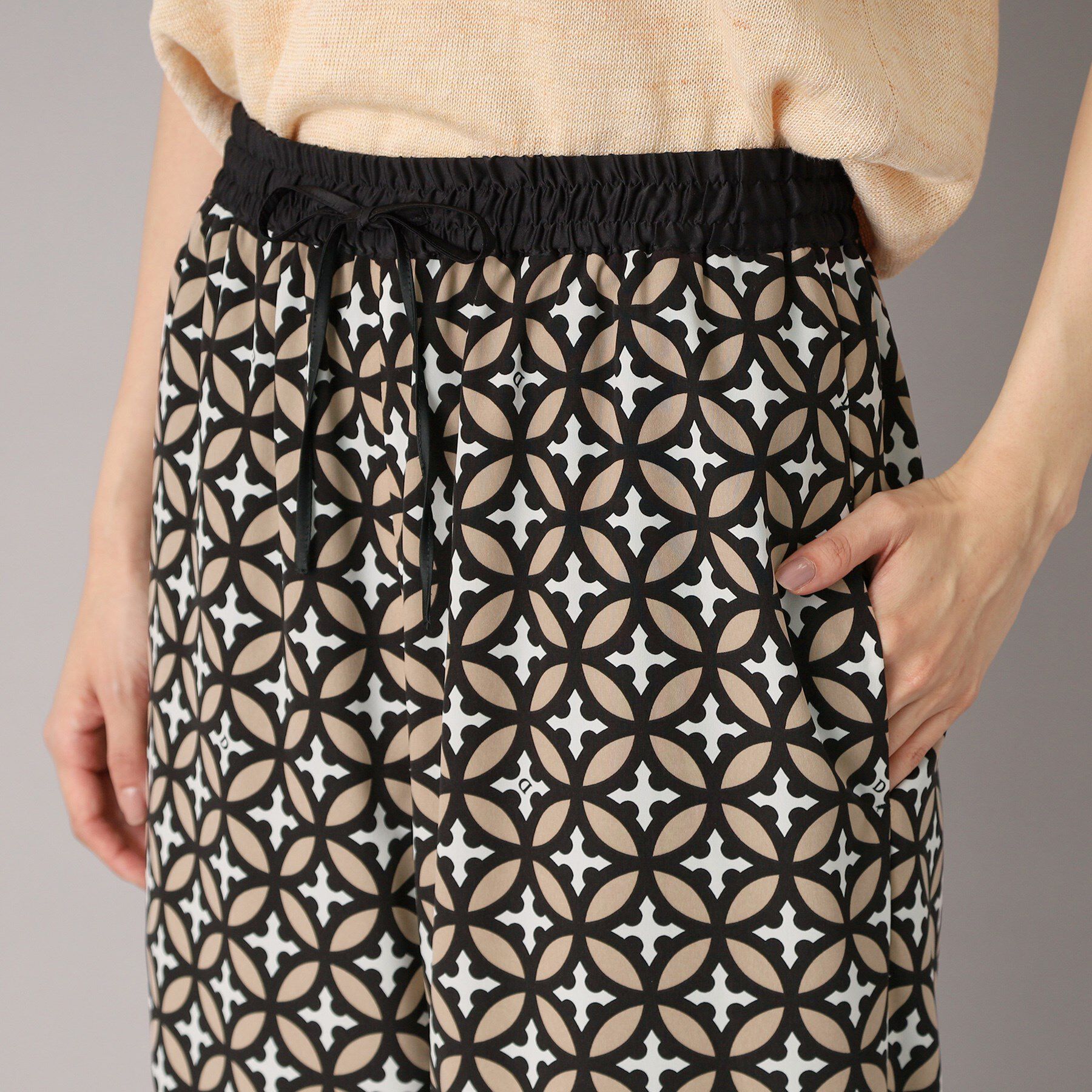 DRESSTERIOR「【ウエストゴム/オリジナル柄】オーバーラップサークルイージーパンツ」|その他|