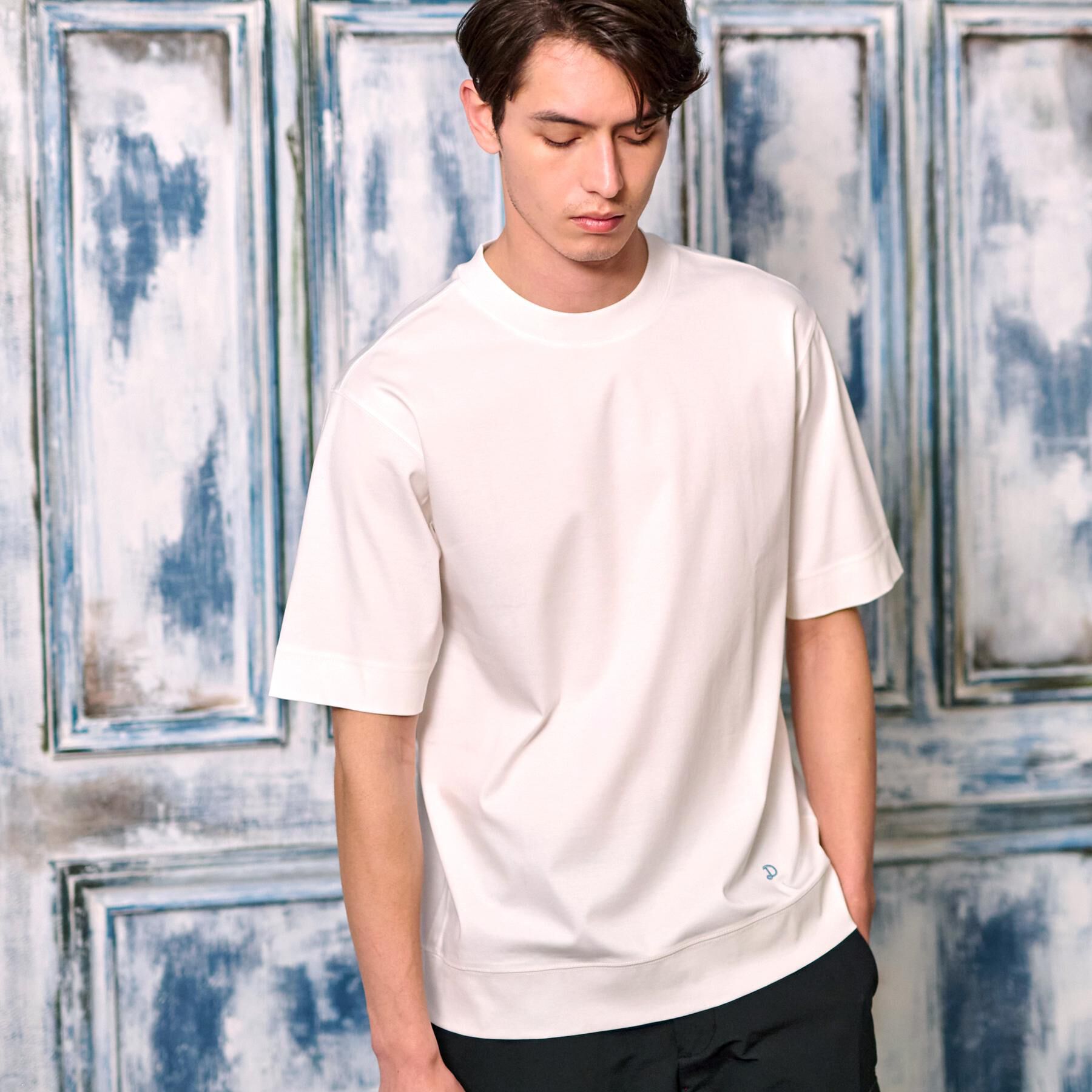 DRESSTERIOR「【接触冷感/抗菌防臭/消臭】ICE CLEAR COTTON オーバーフィットTシャツ」|Tシャツ・カットソー|