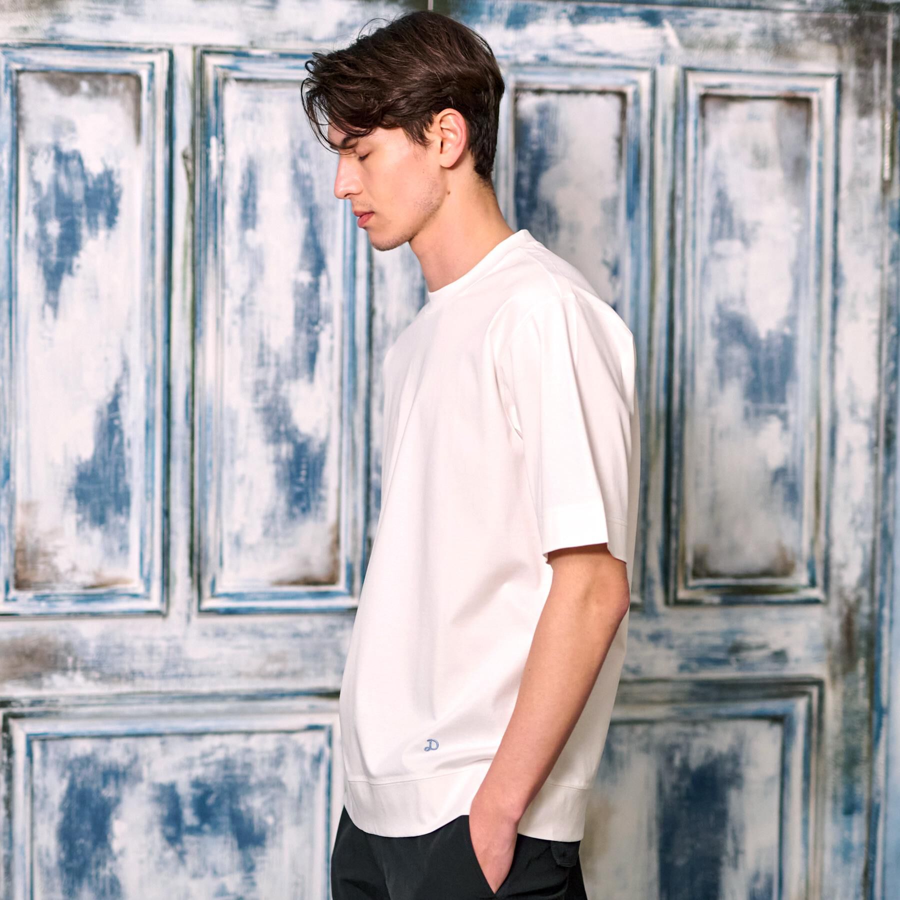 DRESSTERIOR「【接触冷感/抗菌防臭/消臭】ICE CLEAR COTTON オーバーフィットTシャツ」|Tシャツ・カットソー|