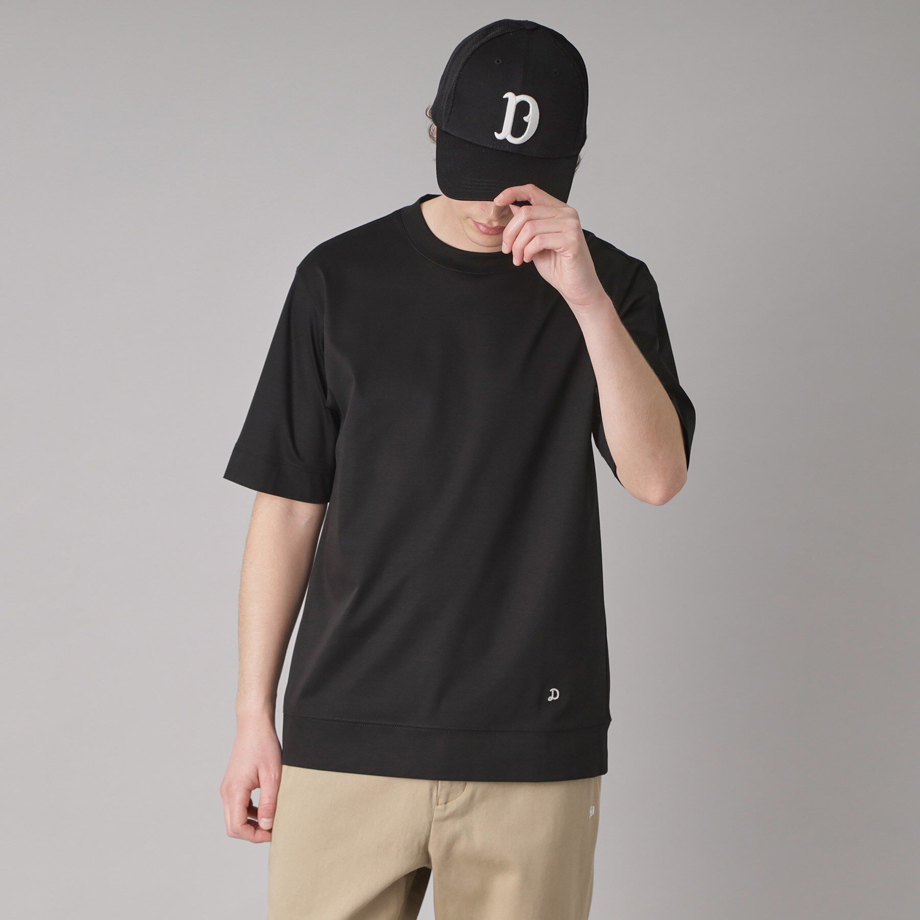 DRESSTERIOR「【接触冷感/抗菌防臭/消臭】ICE CLEAR COTTON オーバーフィットTシャツ」|Tシャツ・カットソー|