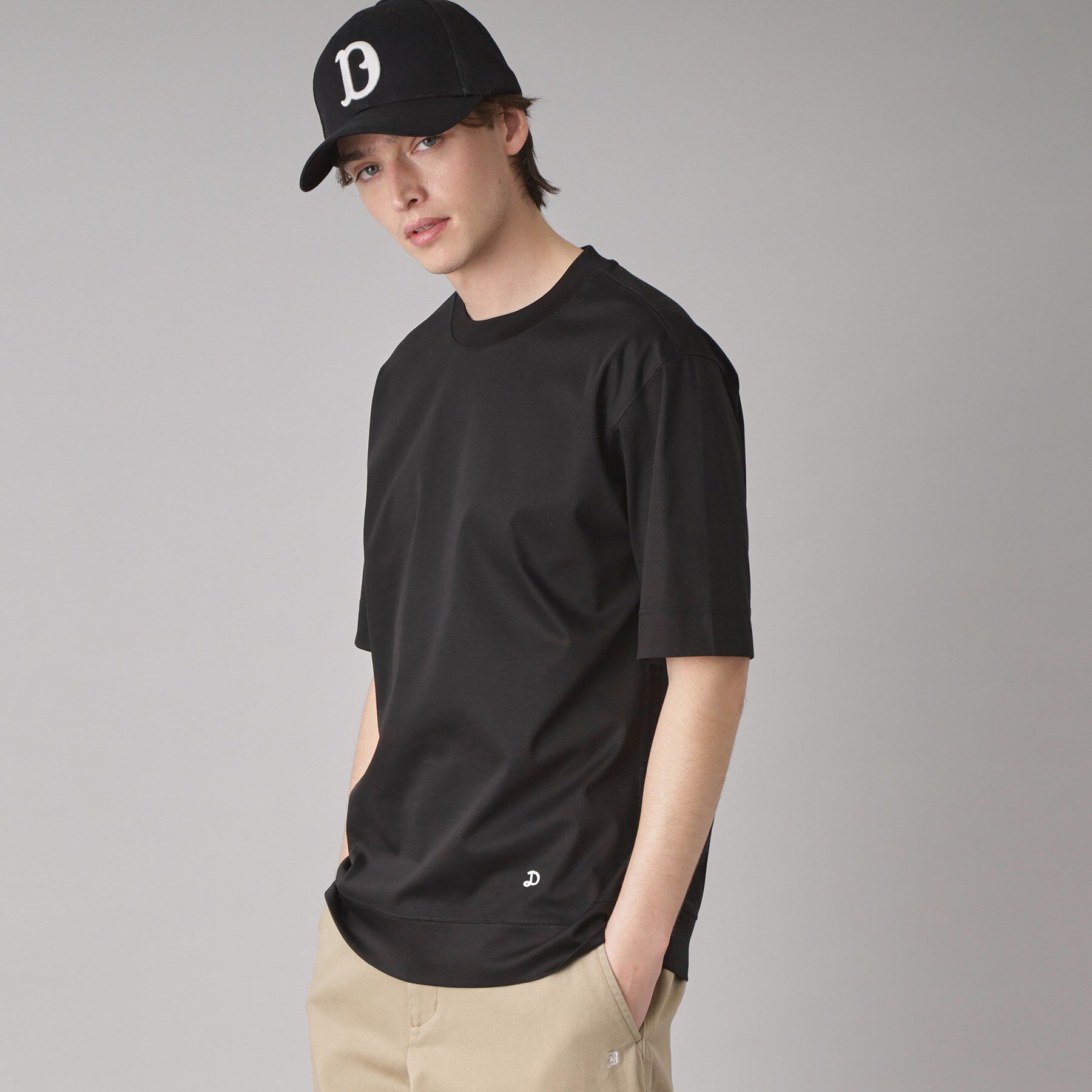 DRESSTERIOR「【接触冷感/抗菌防臭/消臭】ICE CLEAR COTTON オーバーフィットTシャツ」|Tシャツ・カットソー|