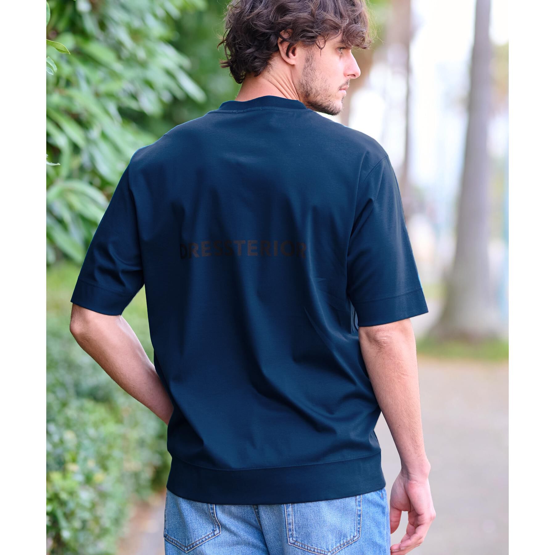 DRESSTERIOR「【接触冷感/抗菌防臭/消臭】ICE CLEAR COTTON オーバーフィットTシャツ」|Tシャツ・カットソー|