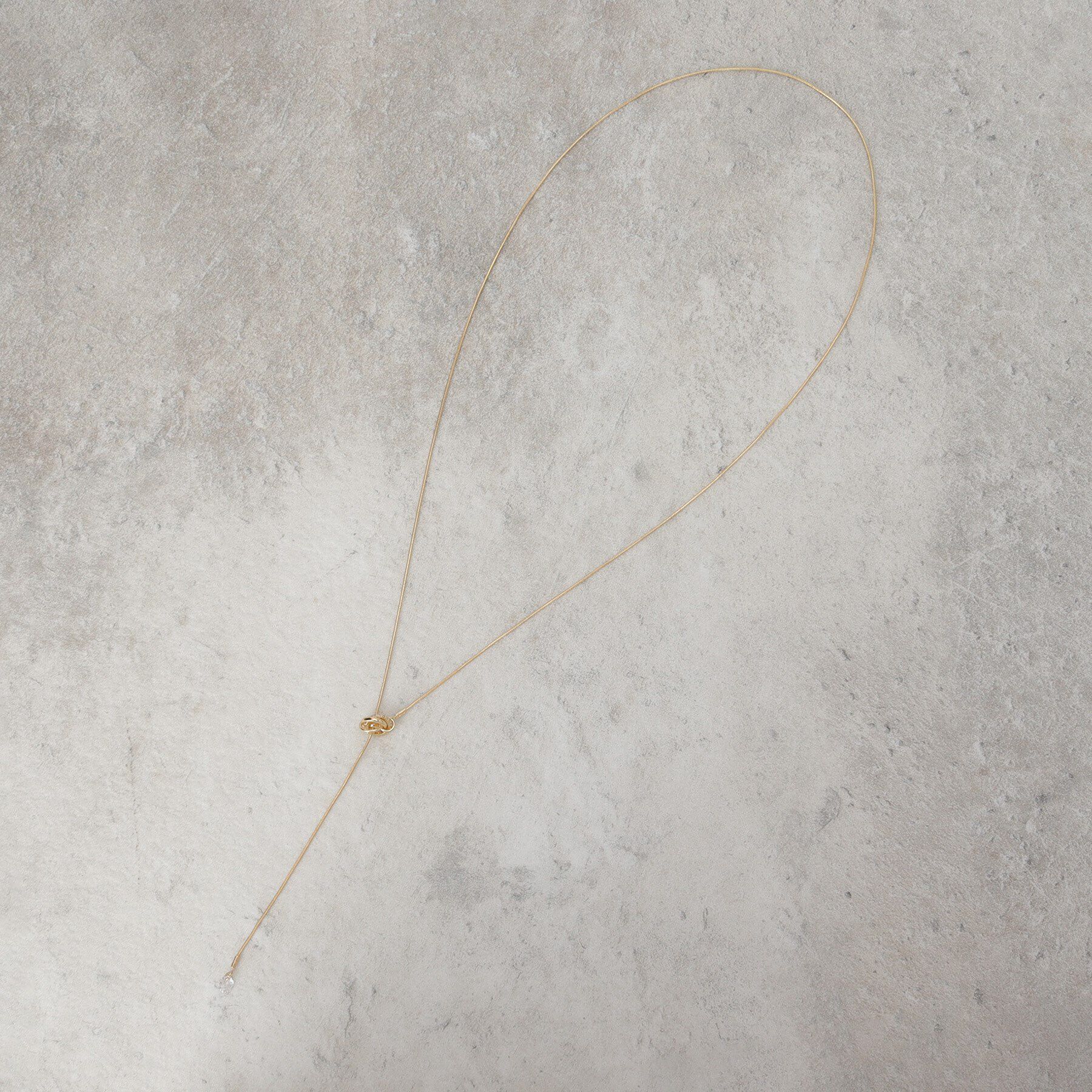 grove「リングロンデルビジューY字ネックレス」|ネックレス|