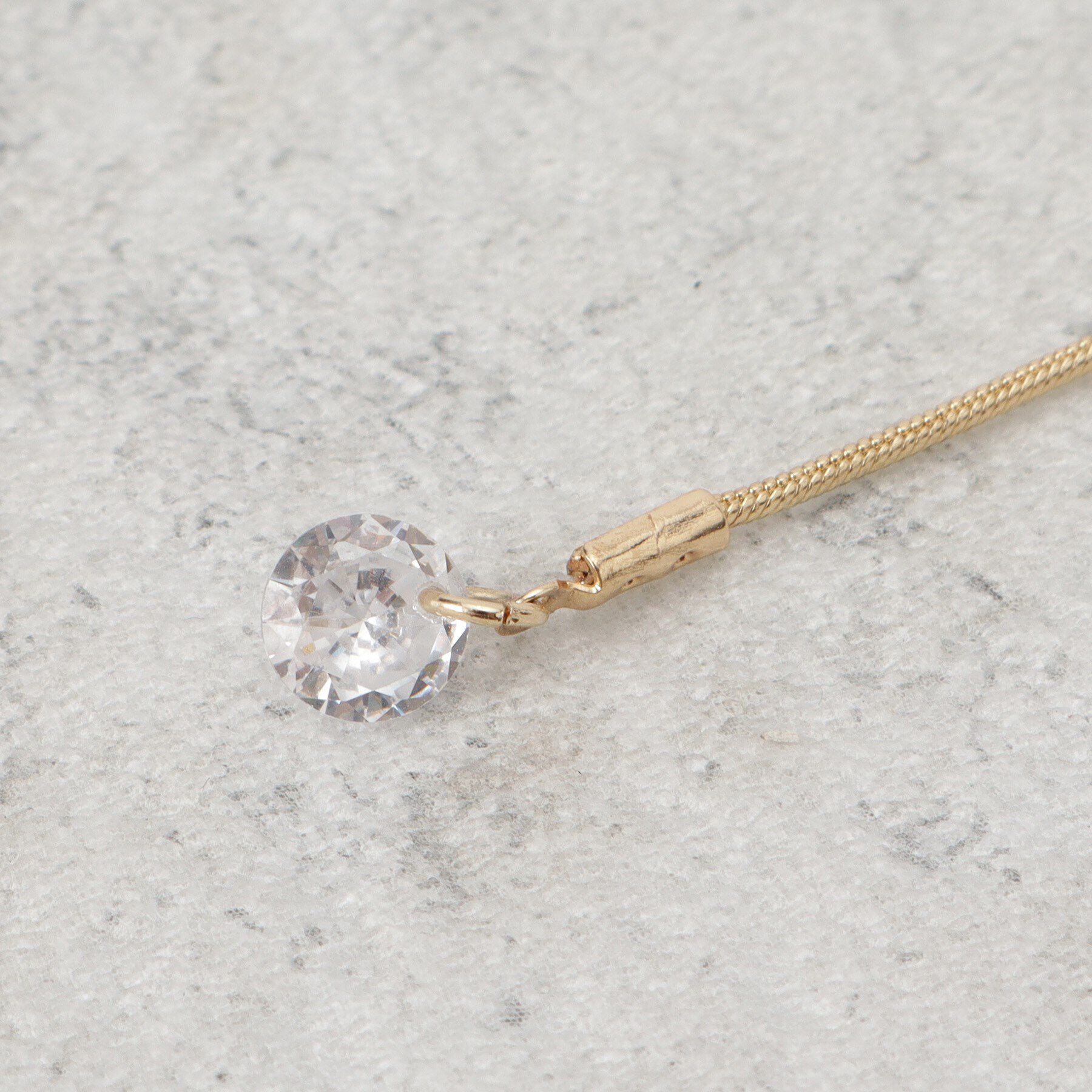 grove「リングロンデルビジューY字ネックレス」|ネックレス|