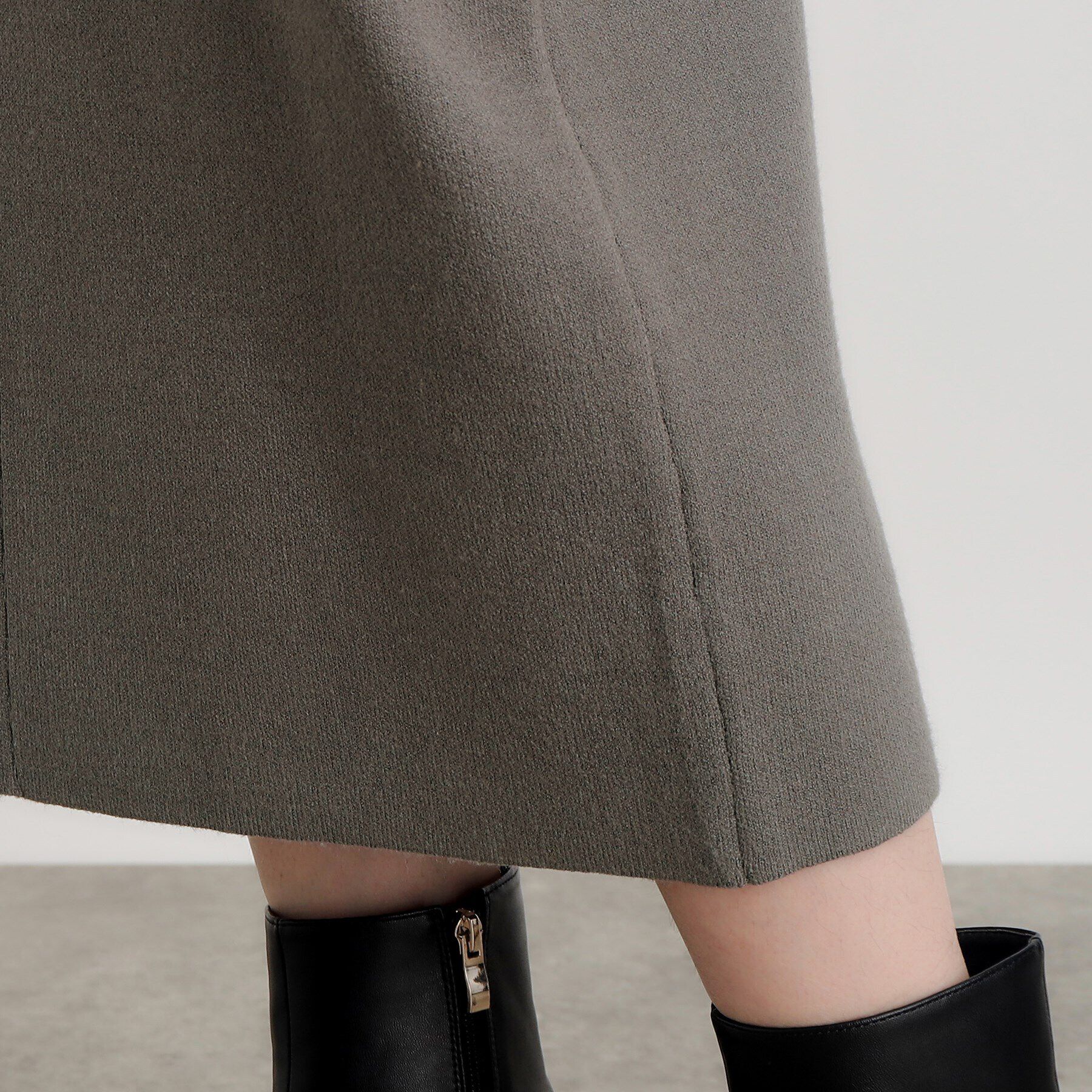 grove「ニットジャカードナロースカート」|スカート|