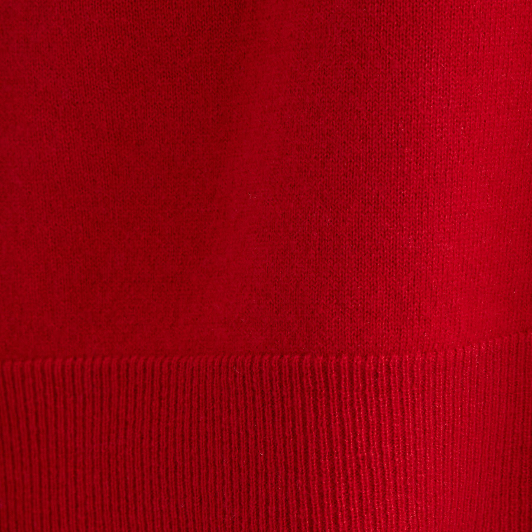 INDIVI「【洗える／チュニック丈／カシミヤ混】スリットデザインVネックニット」|ニット・セーター|