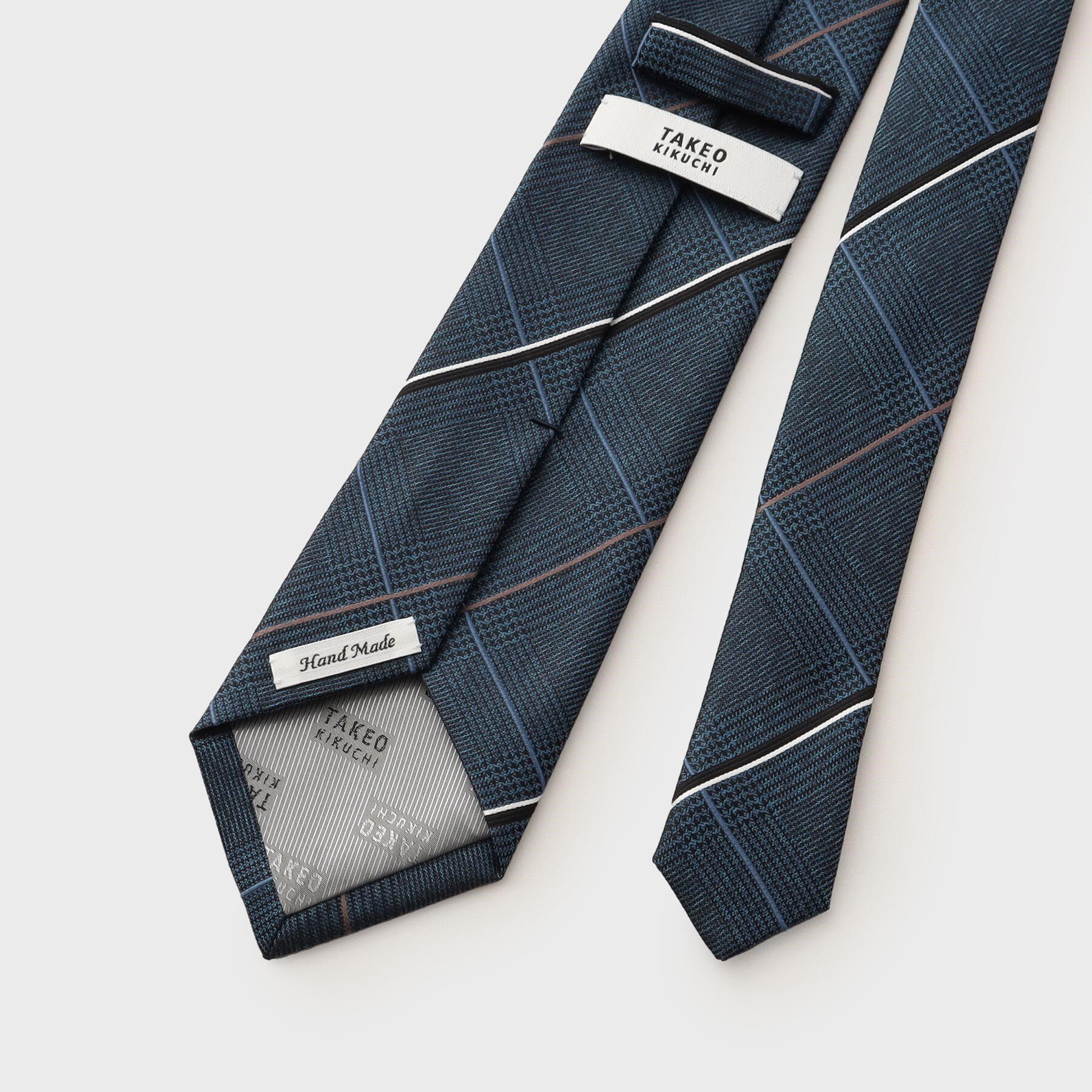 TAKEO KIKUCHI「【Made in JAPAN】番千鳥ウィンドペン柄 ネクタイ」|ネクタイ・蝶ネクタイ|