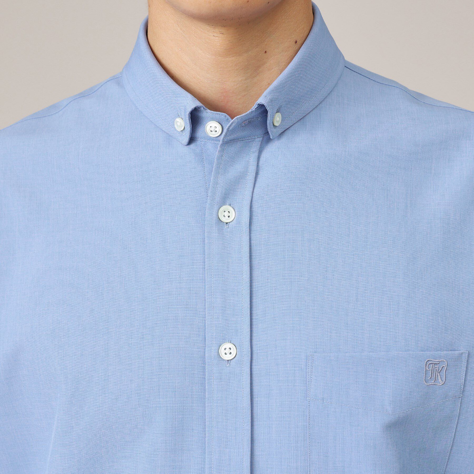 TAKEO KIKUCHI「ウェザーチビBD5分袖シャツ」|シャツ・ブラウス|