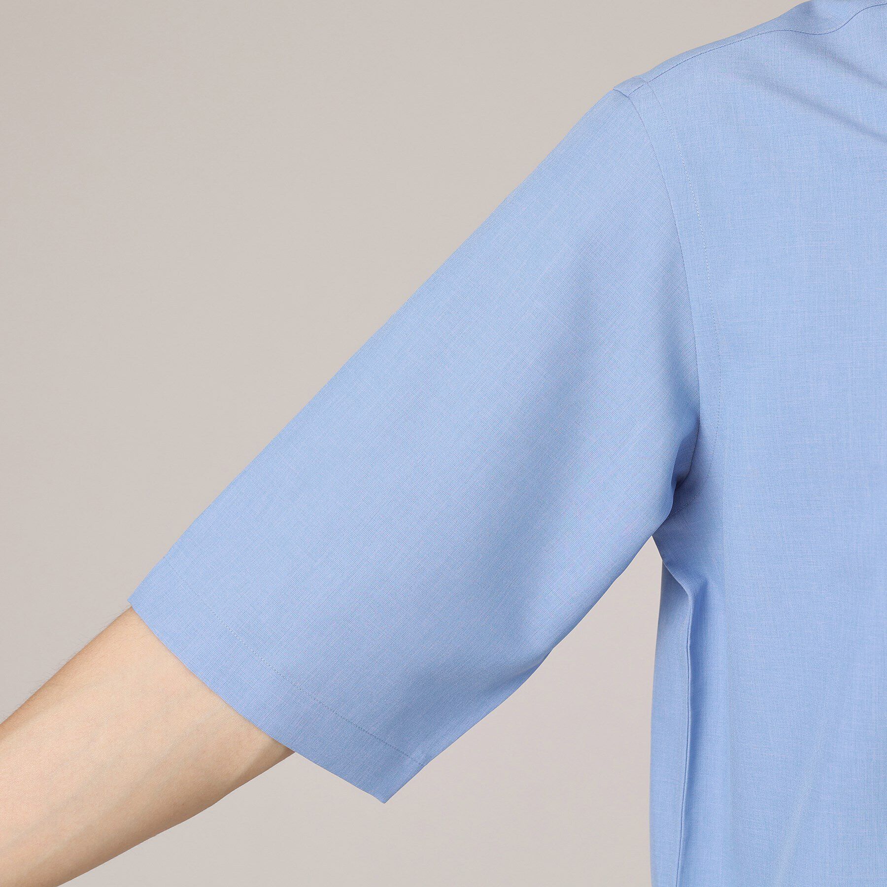 TAKEO KIKUCHI「ウェザーチビBD5分袖シャツ」|シャツ・ブラウス|