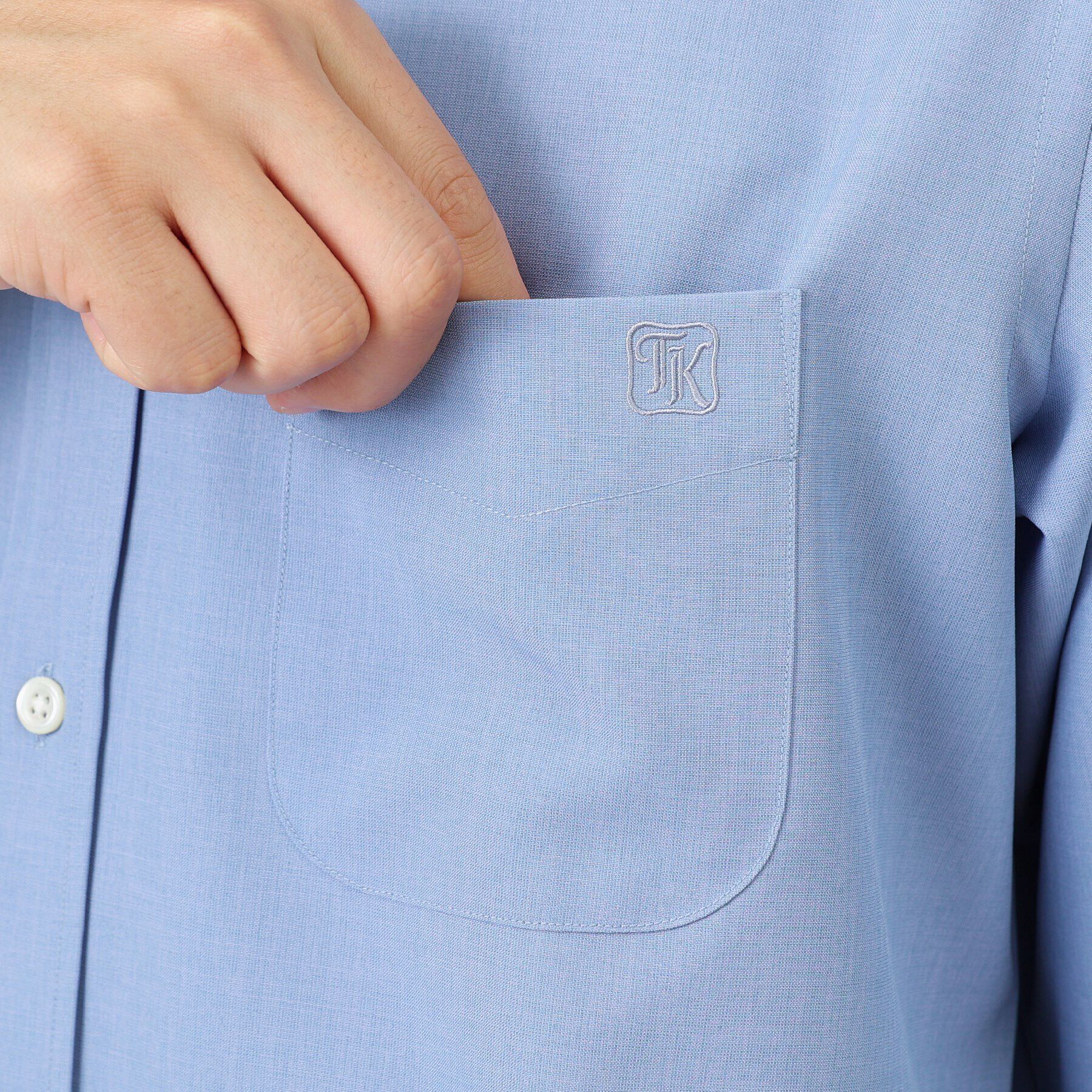 TAKEO KIKUCHI「ウェザーチビBD5分袖シャツ」|シャツ・ブラウス|