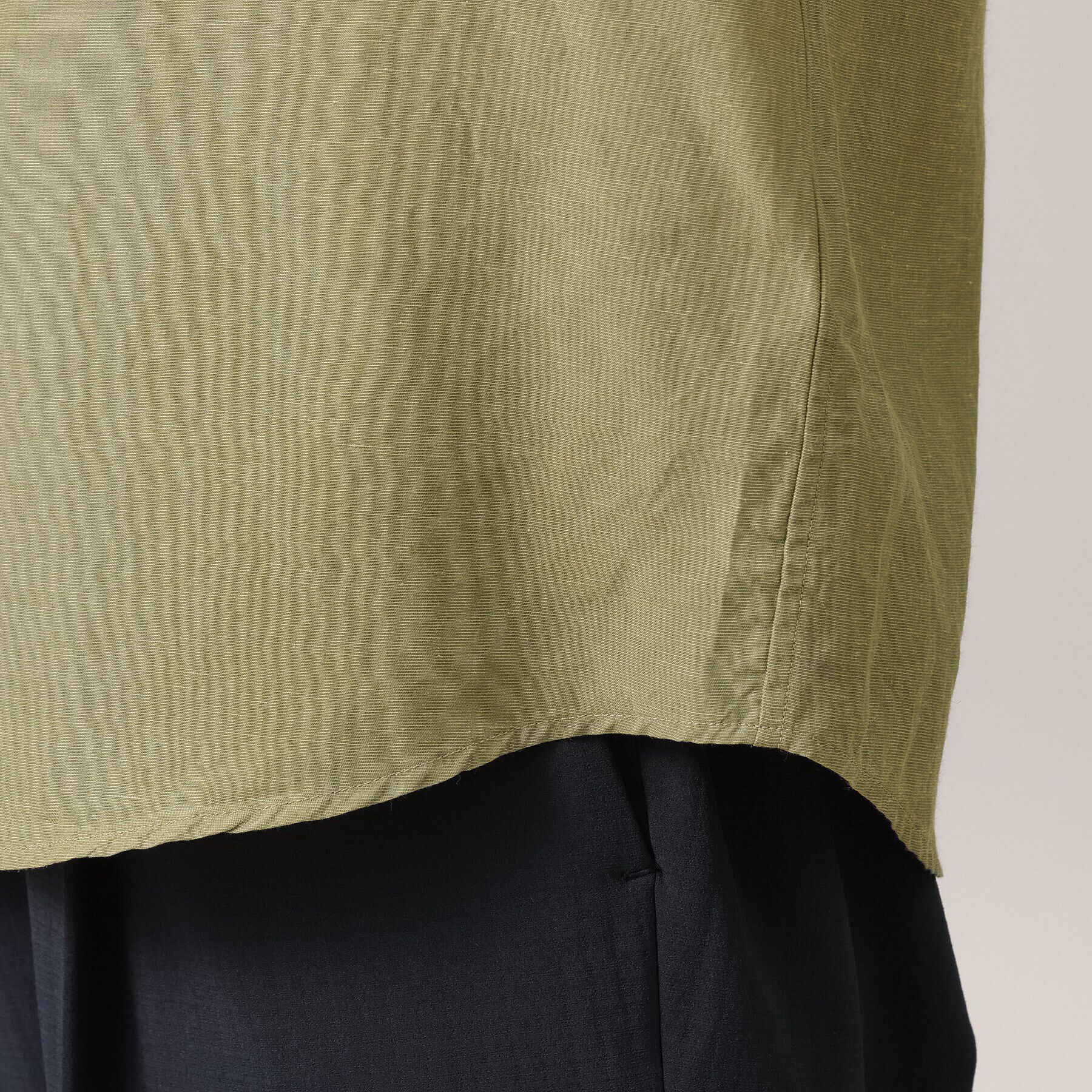 TAKEO KIKUCHI「【Made in JAPAN】タブカラー スラブローン 長袖シャツ」|シャツ・ブラウス|