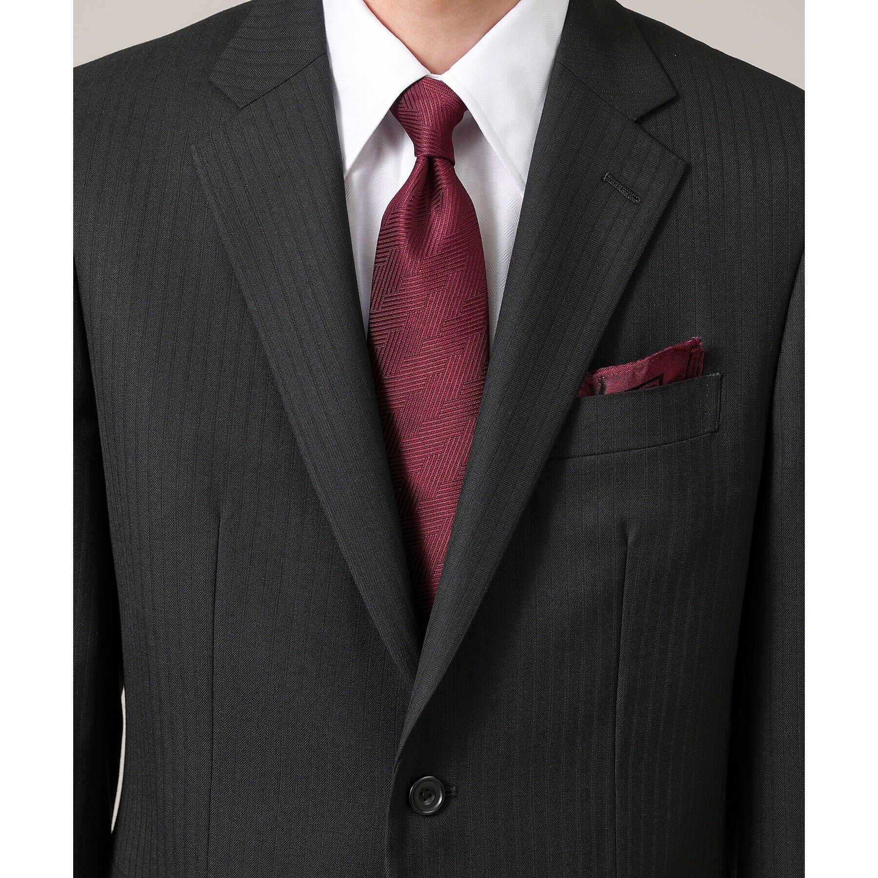 TAKEO KIKUCHI「【京都丹後/日本製】フレンチツイル 変型ヘリンボン ネクタイ」|ネクタイ・蝶ネクタイ|