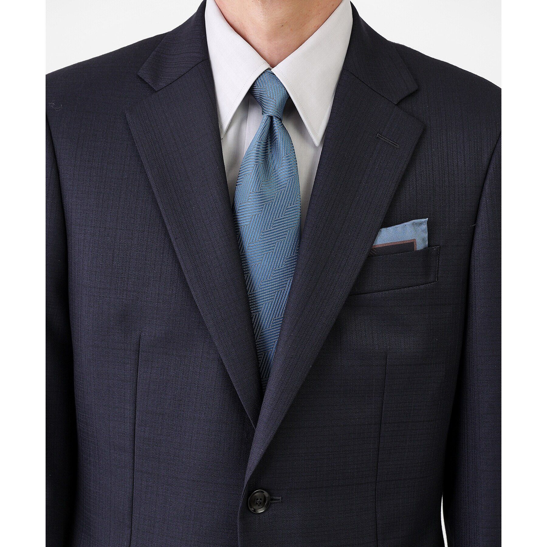 TAKEO KIKUCHI「【京都丹後/日本製】フレンチツイル 変型ヘリンボン ネクタイ」|ネクタイ・蝶ネクタイ|