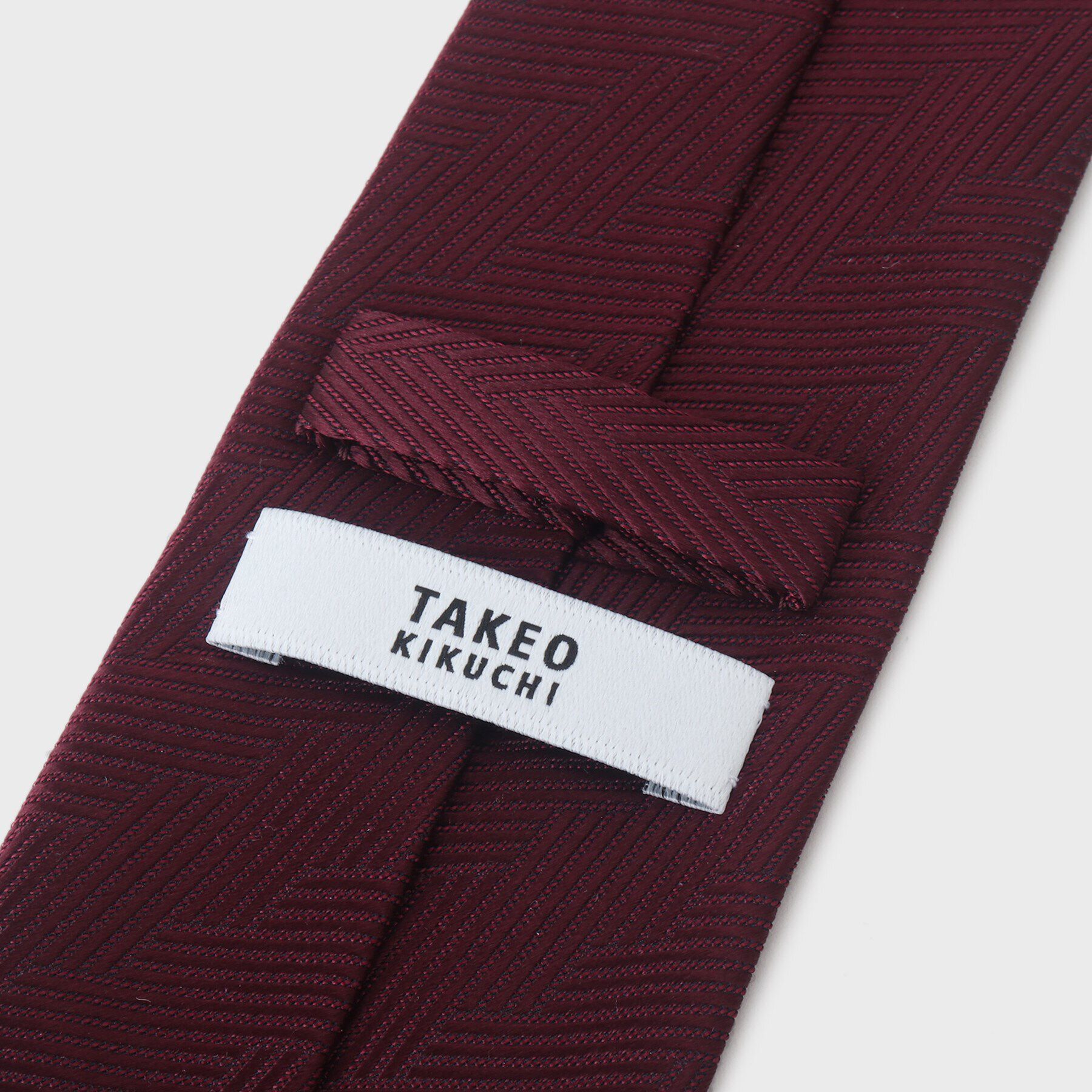 TAKEO KIKUCHI「【京都丹後/日本製】フレンチツイル 変型ヘリンボン ネクタイ」|ネクタイ・蝶ネクタイ|