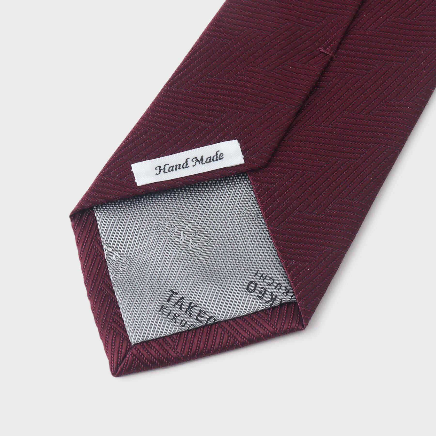 TAKEO KIKUCHI「【京都丹後/日本製】フレンチツイル 変型ヘリンボン ネクタイ」|ネクタイ・蝶ネクタイ|