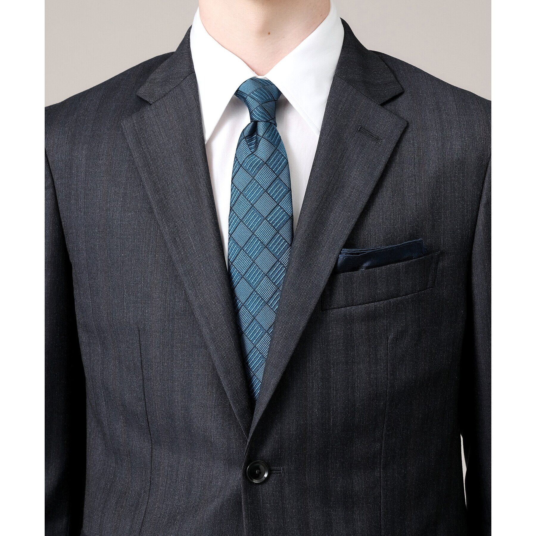 TAKEO KIKUCHI「【Made in JAPAN】ワイルドシルク 源氏香紋 ネクタイ」|ネクタイ・蝶ネクタイ|ｸﾞﾘｰﾝ(022)