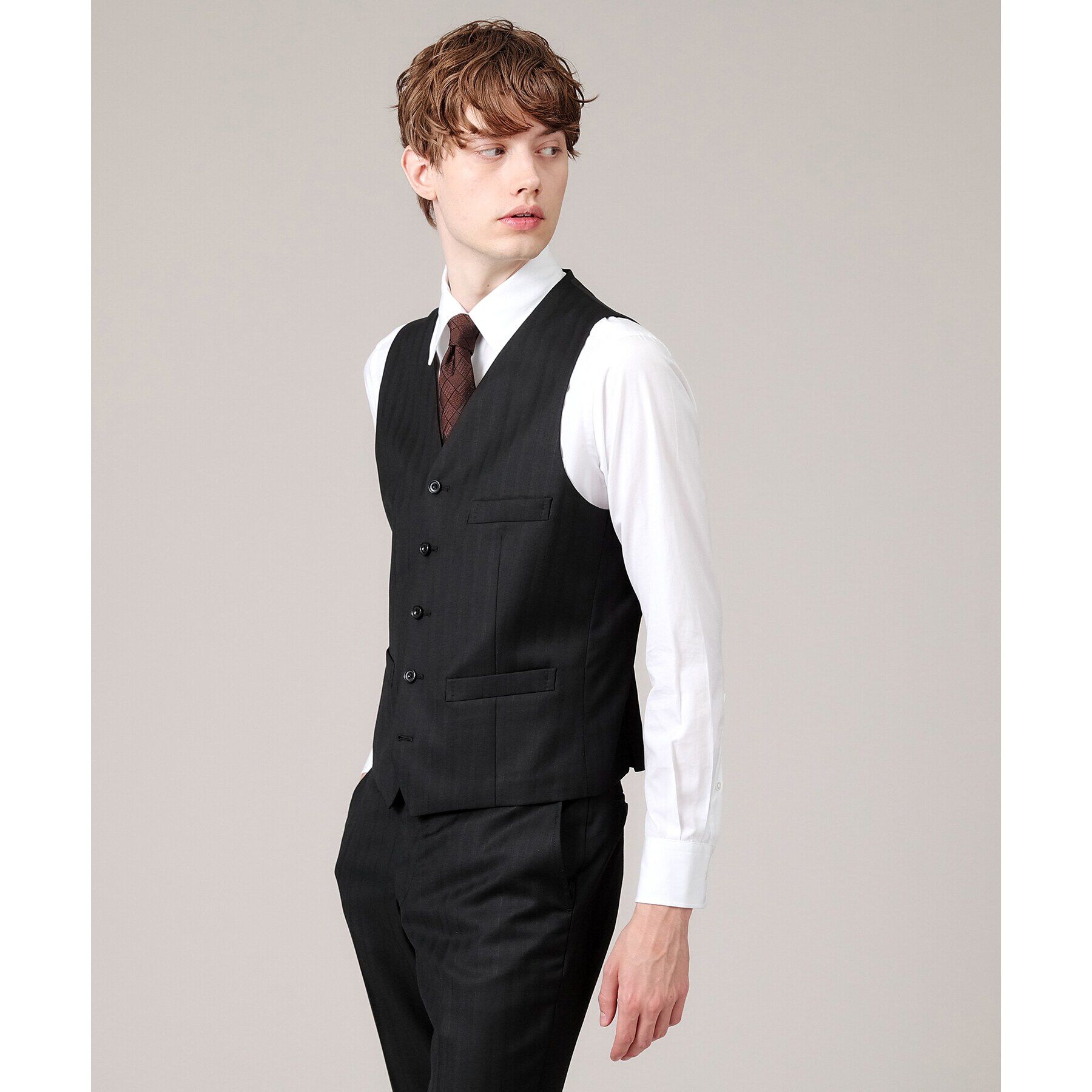 TAKEO KIKUCHI「【Made in JAPAN】ワイルドシルク 源氏香紋 ネクタイ」|ネクタイ・蝶ネクタイ|